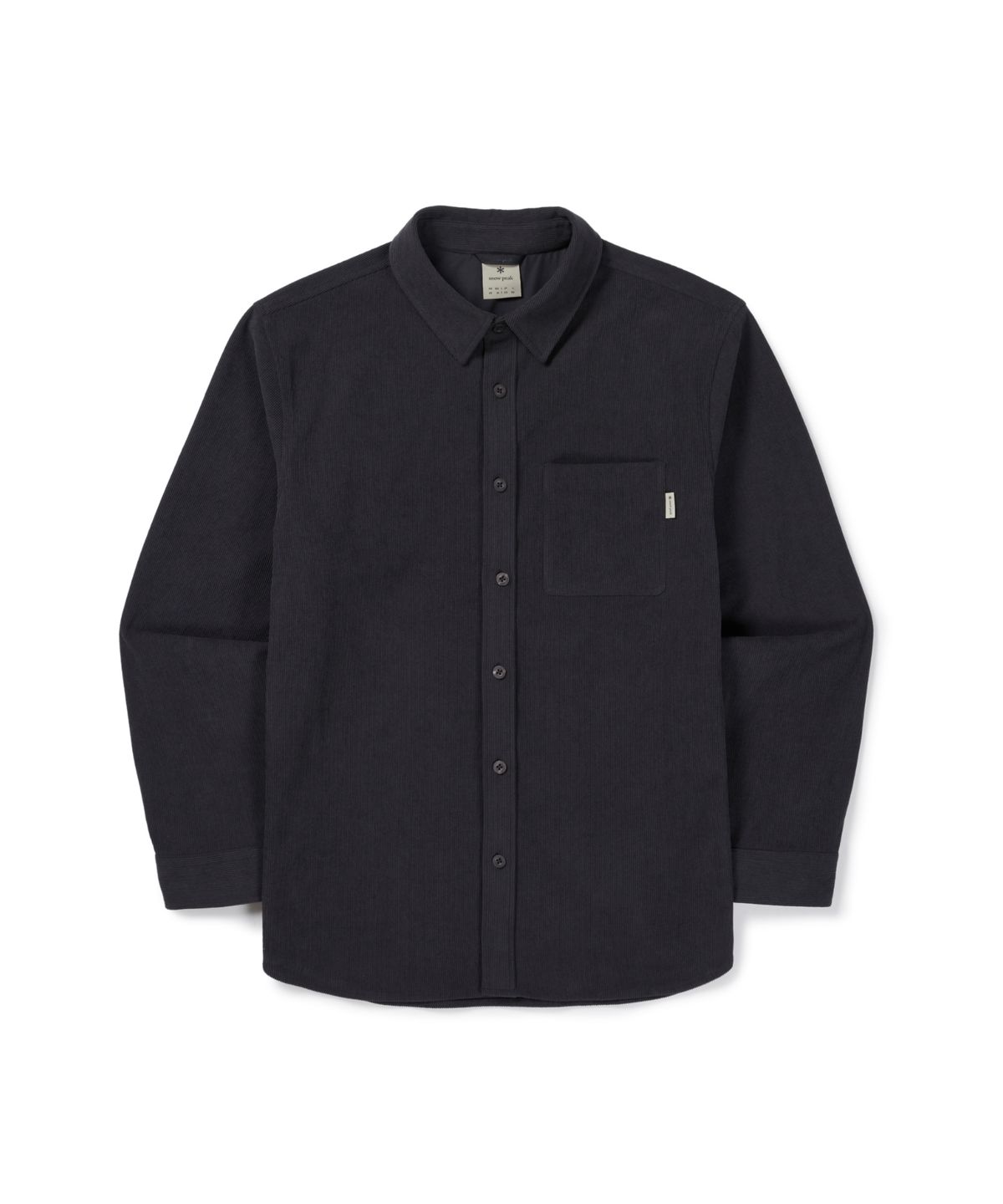 스노우피크 어패럴(SNOWPEAK APPAREL) 코듀로이 셔츠 (S26FMFSH70) Dark Charcoal