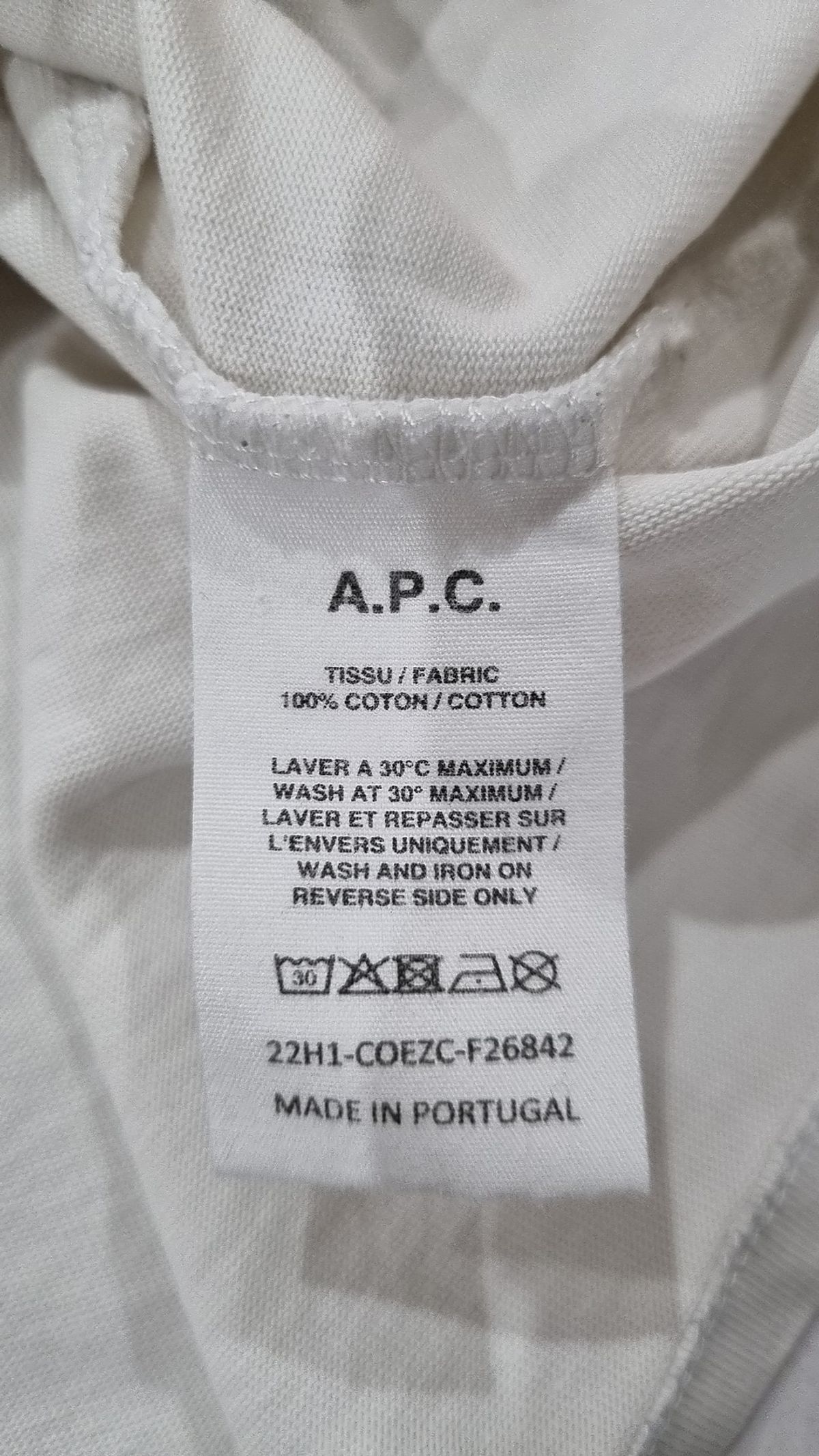 아페쎄(A.P.C.) 반소매 티셔츠 M