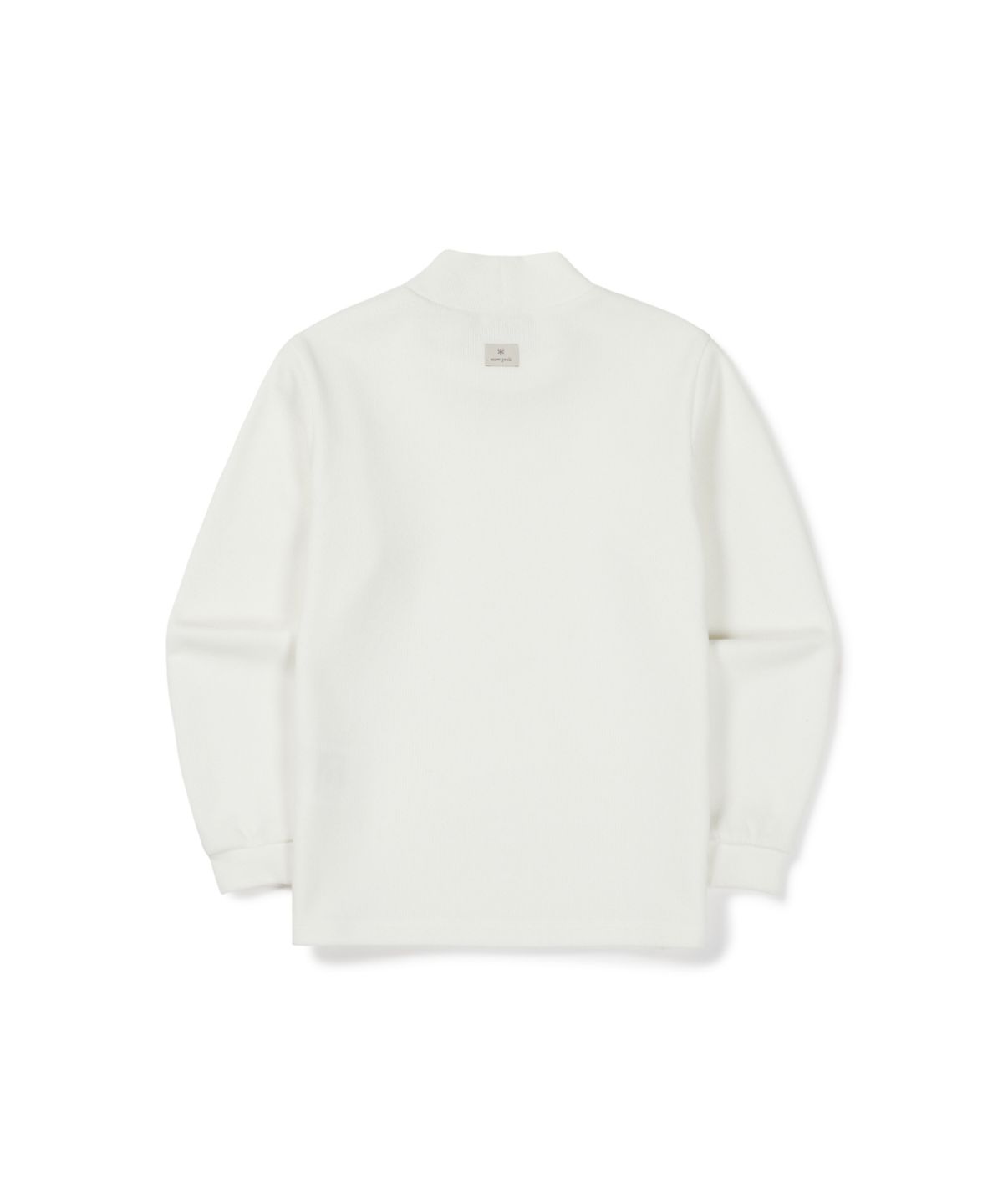 스노우피크 어패럴 키즈(SNOWPEAK APPAREL KIDS) 키즈 골지 모크넥 긴팔 티셔츠 (S26FKFTL82) Off White