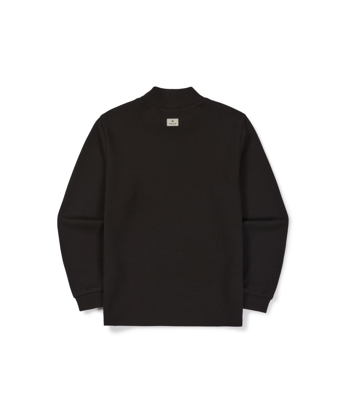 스노우피크 어패럴 키즈(SNOWPEAK APPAREL KIDS) 키즈 골지 모크넥 긴팔 티셔츠 (S26FKFTL82) Black