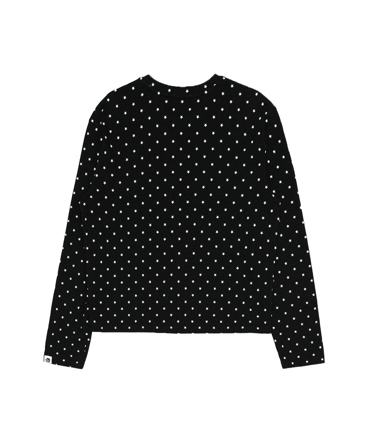 릿하우스사운드(LITHAUSOUND) Layerd Star Tee Black