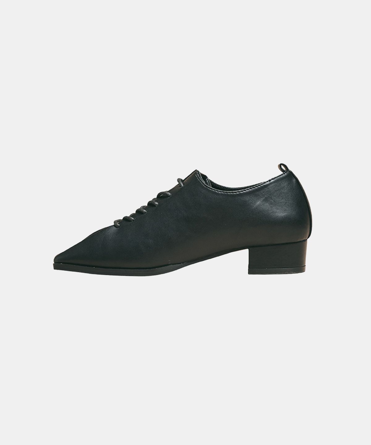 식스핏(6FT) PLEAT SQUARE LACE UP LOAFER