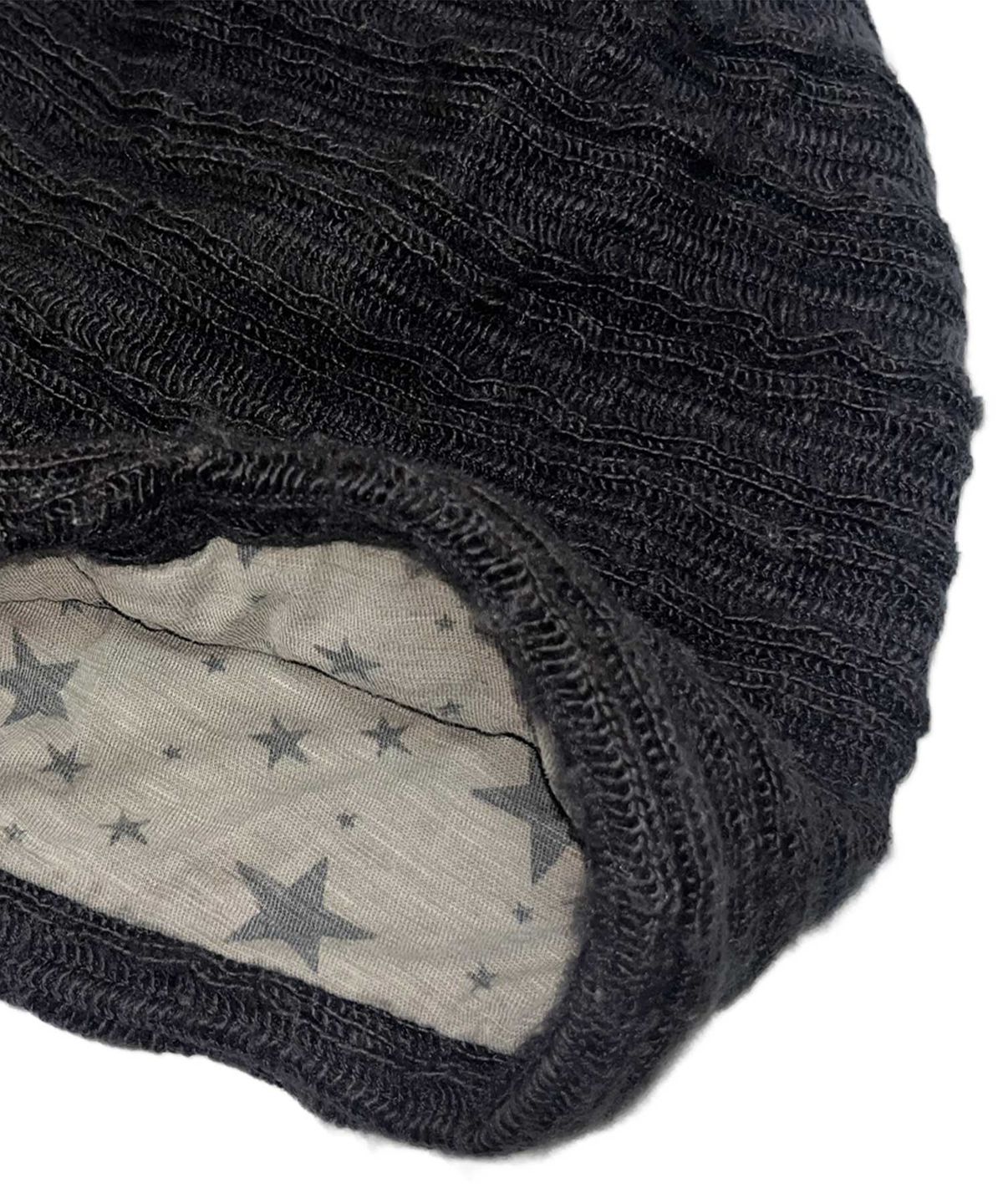 마스컴퍼니(MASCOMPANY) Hairy beanie - Black