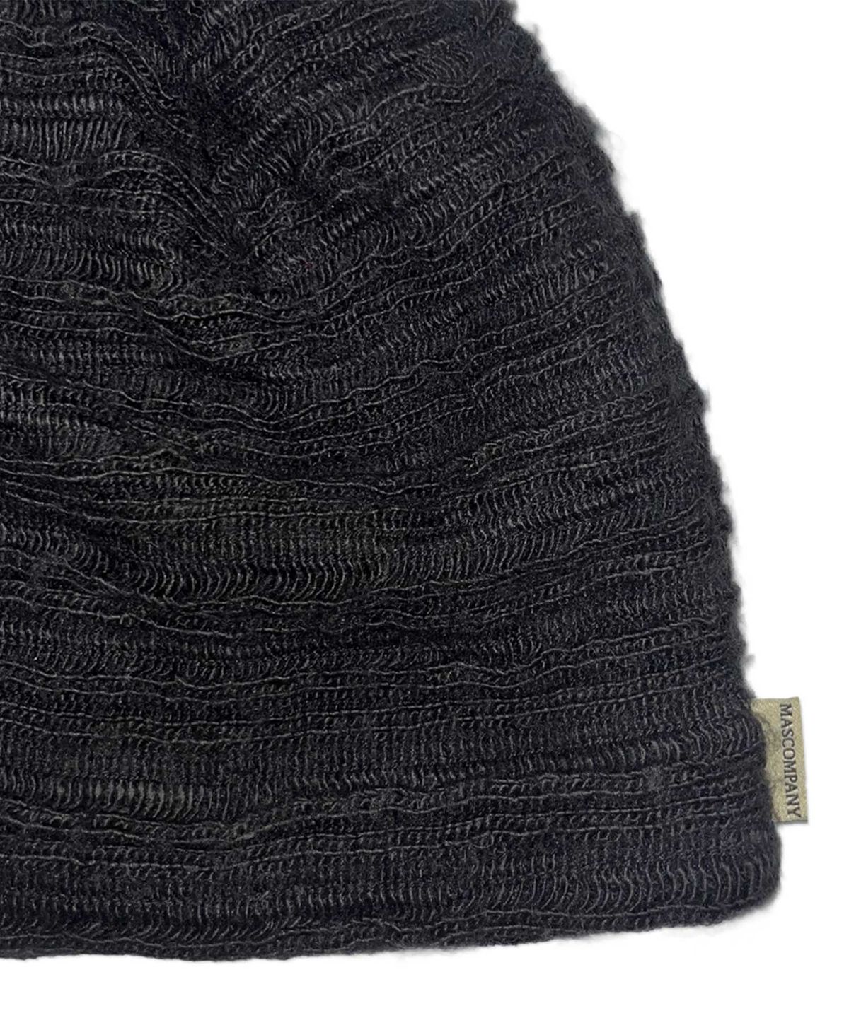 마스컴퍼니(MASCOMPANY) Hairy beanie - Black