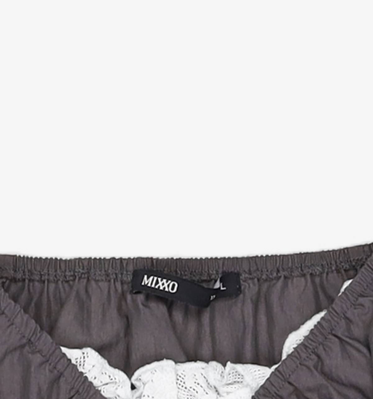 미쏘(MIXXO) 배색 레이어드 블라우스_MIWBWG609G L