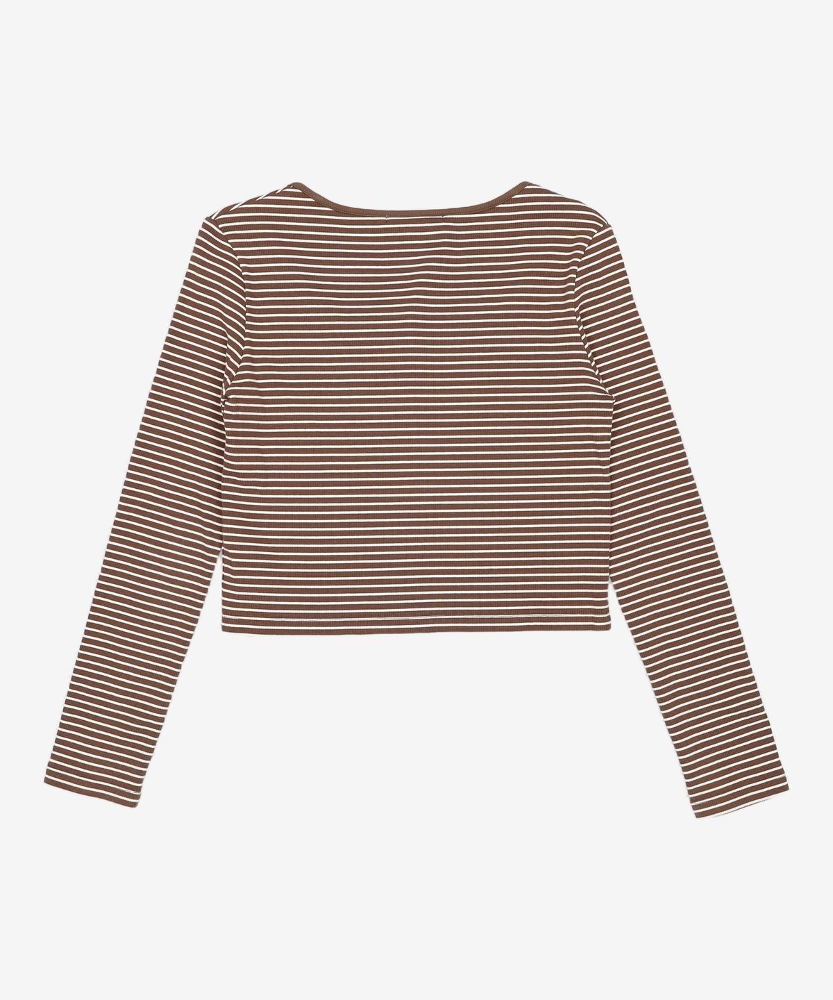 미쏘(MIXXO) 스퀘어넥 스트라이프 가디건_MIWCMF924A L