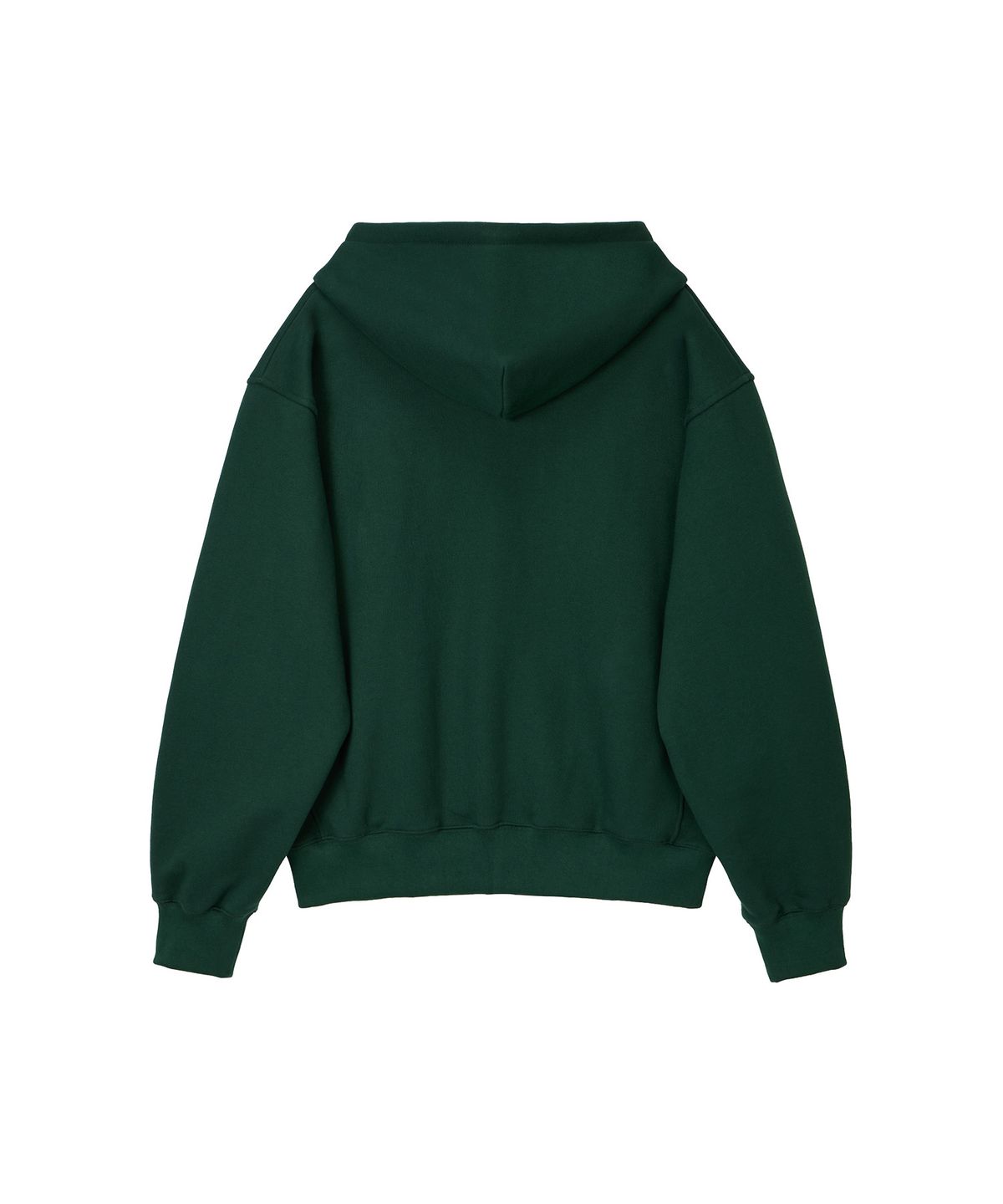 노앙(NOHANT) [기모] LONELY/LOVELY FLUFF HOODIE ZIP-UP GREEN NAVY