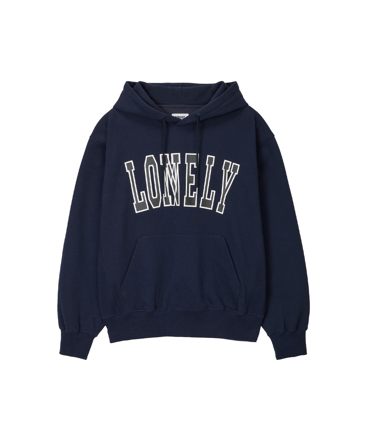 노앙(NOHANT) LONELY/LOVELY FLUFF HOODIE NAVY