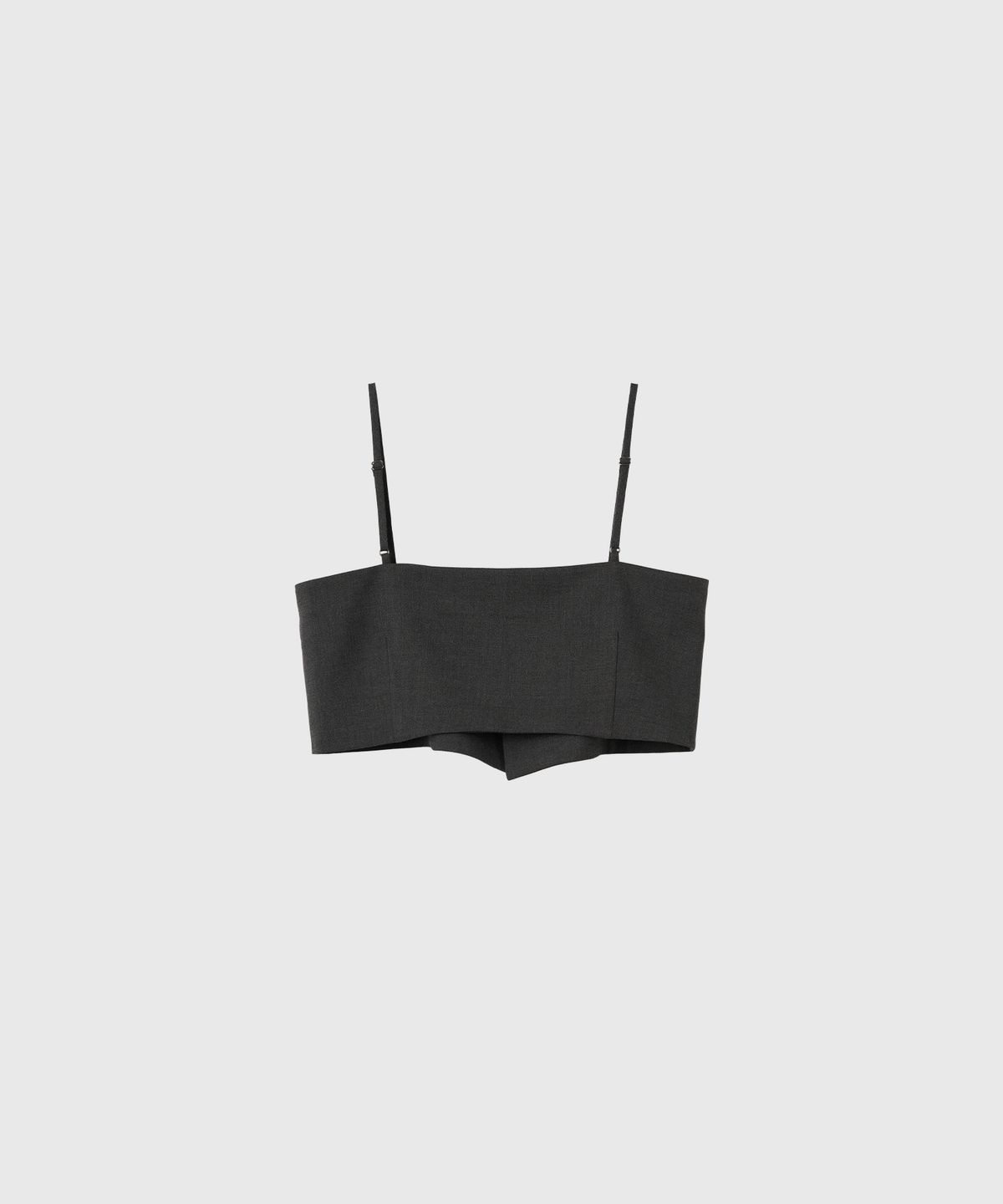 제너럴아이디어(GENERALIDEA) 언밸런스 뷔스티에 [CHARCOAL] / GF3LSH507