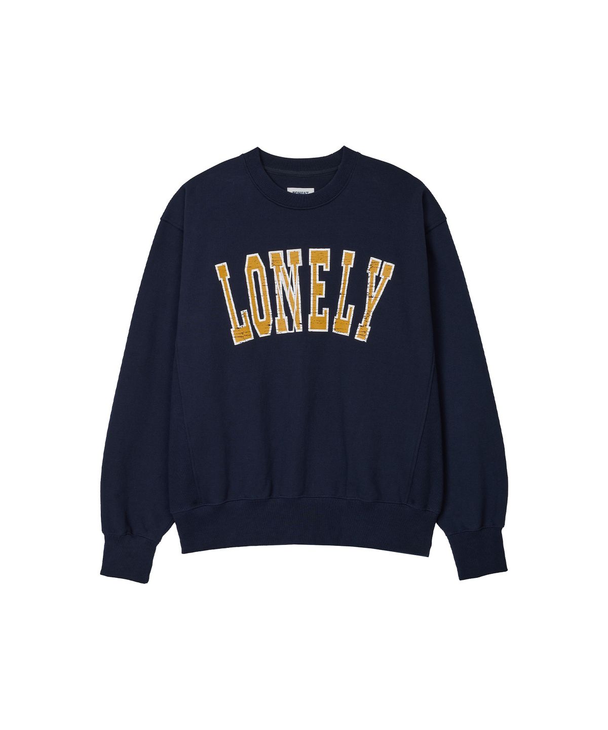 노앙(NOHANT) LONELY/LOVELY CRACK SWEATSHIRT NAVY