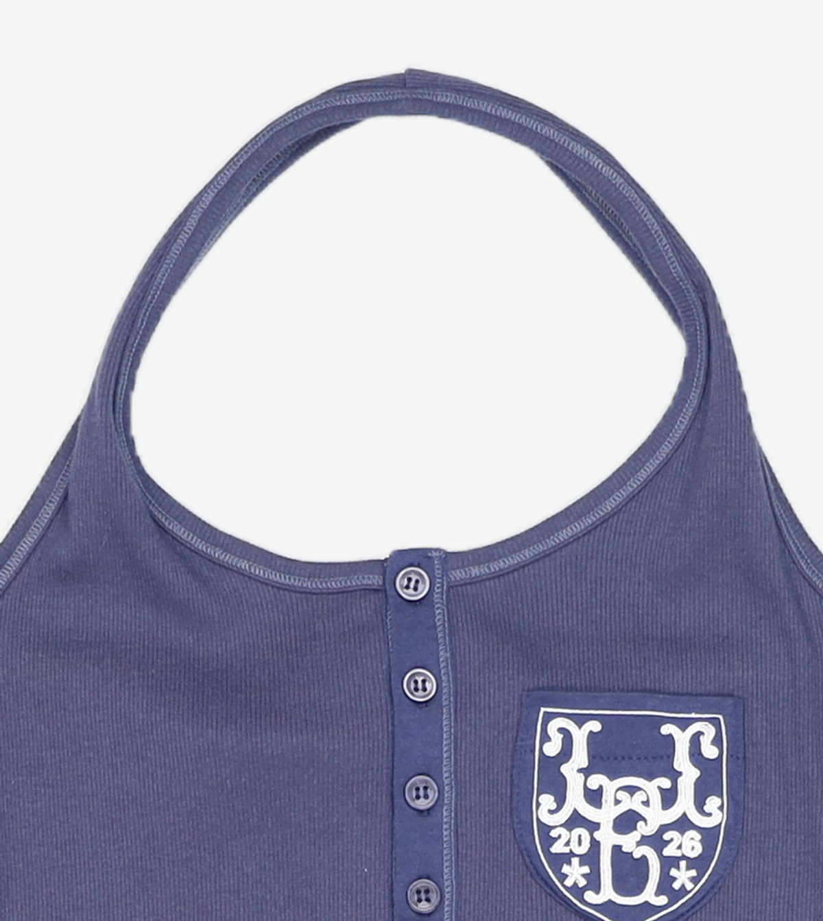 웰빙익스프레스(WELLBEING EXPRESS) Football Halter Neck Top Navy S