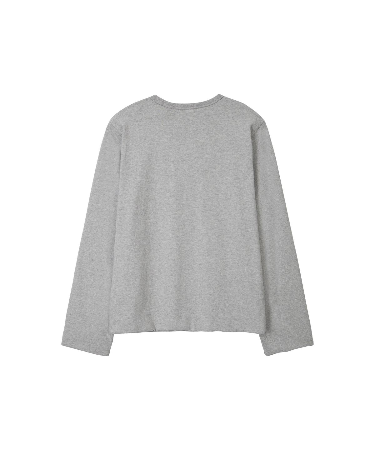 노앙(NOHANT) LONELY/LOVELY REVERSIBLE LONG SLEEVE T-SHIRT GRAY