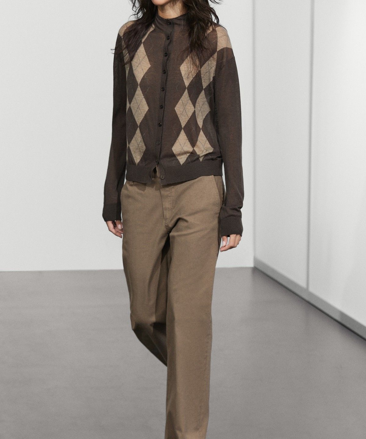 마시모두띠(MASSIMO DUTTI) 코튼 블렌드 스트레치 팬츠