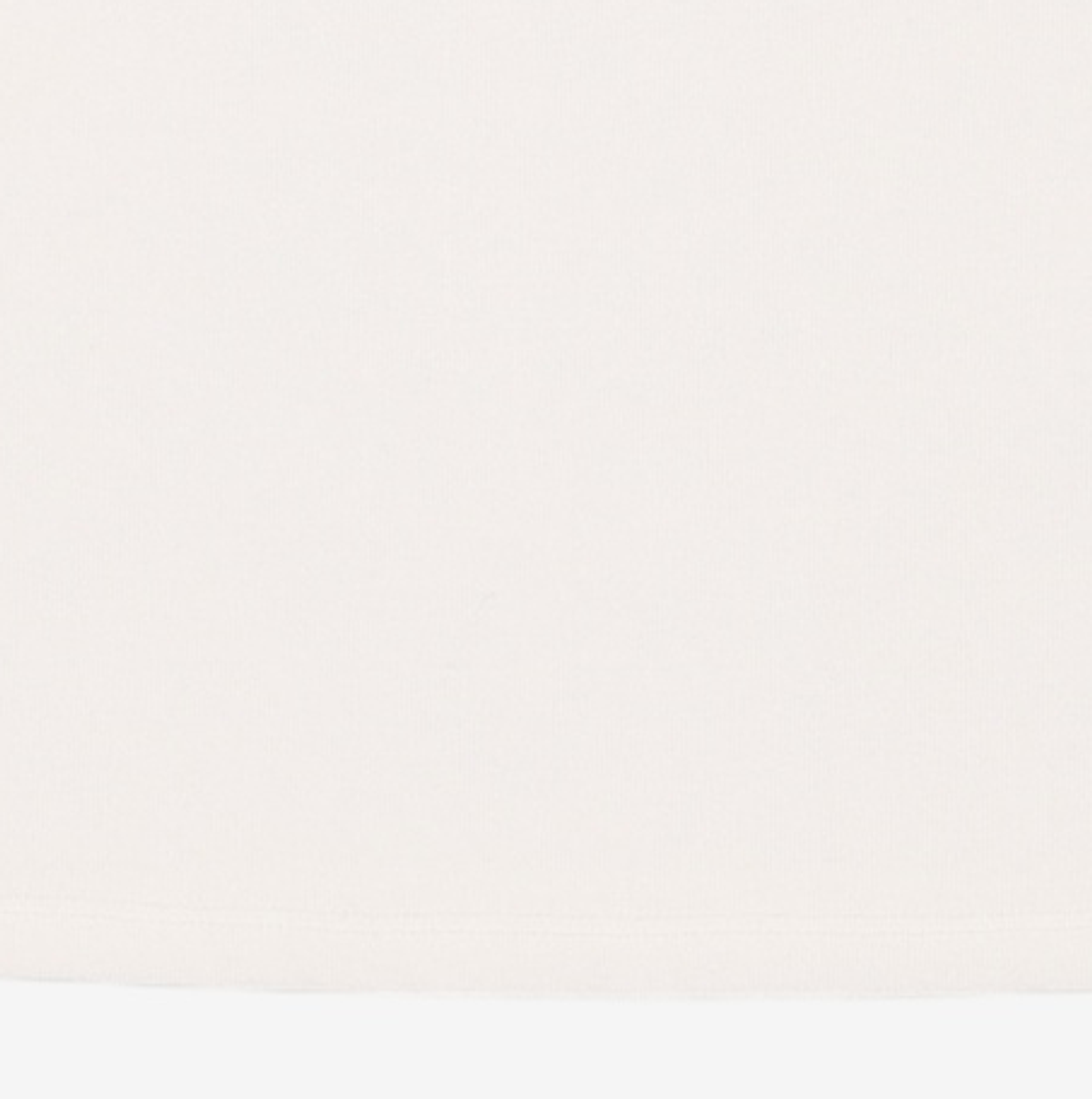 비뮤즈맨션(BEMUSE MANSION) Ribbed binding B point T-shirt - White FREE