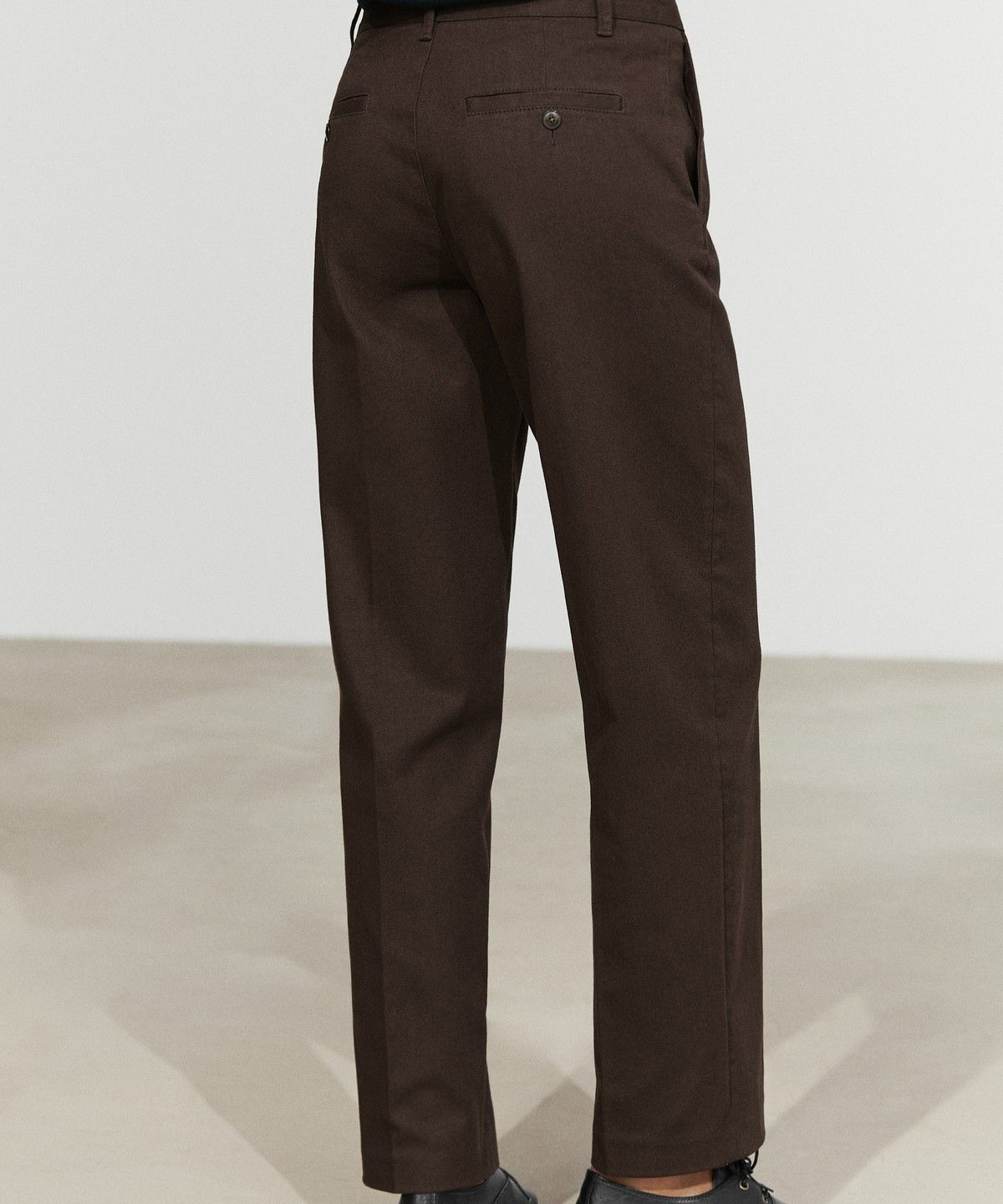 마시모두띠(MASSIMO DUTTI) 코튼 블렌드 스트레치 팬츠