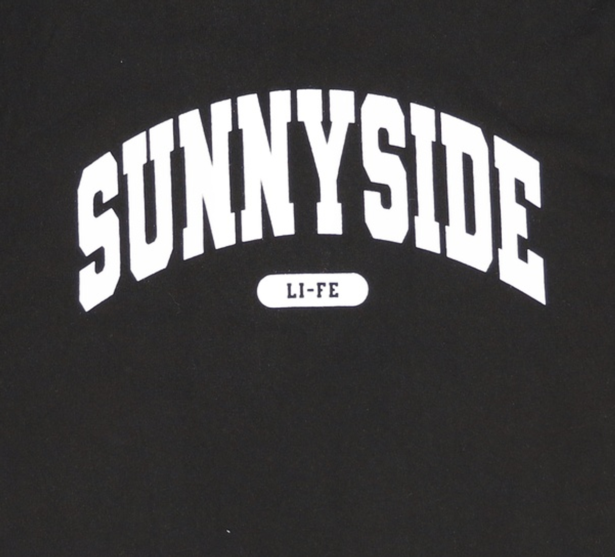 프리즘웍스(FRIZMWORKS) SUNNYSIDE LOGO TEE _ BLACK XL