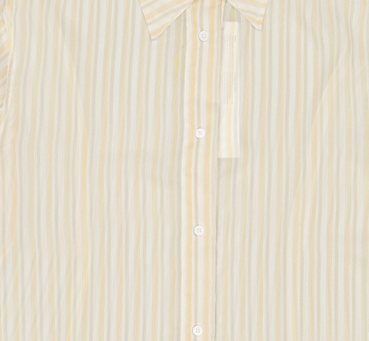 포에브(POEV) Sheer Striped Shirt [3 COLOR] FREE