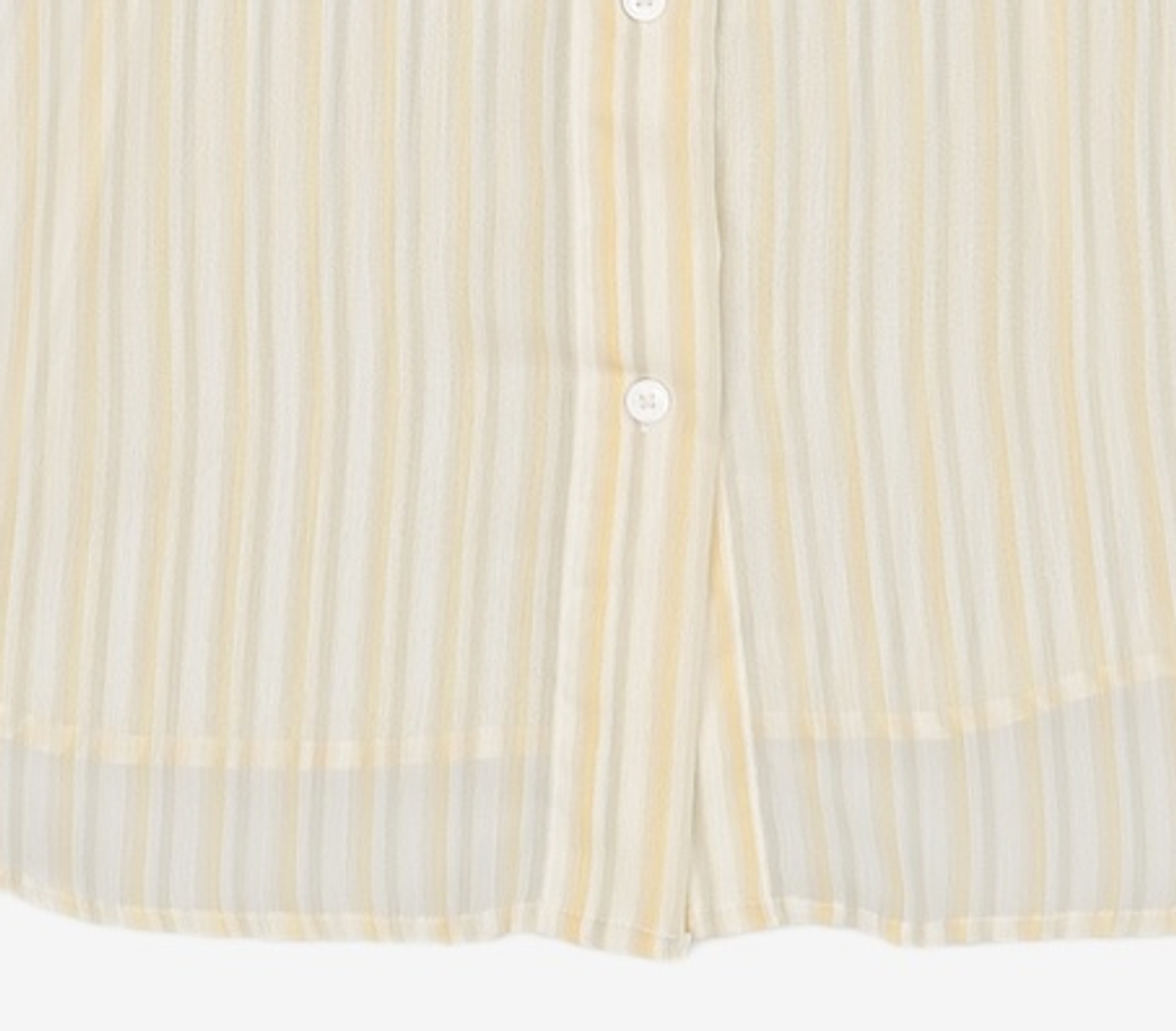 포에브(POEV) Sheer Striped Shirt [3 COLOR] FREE