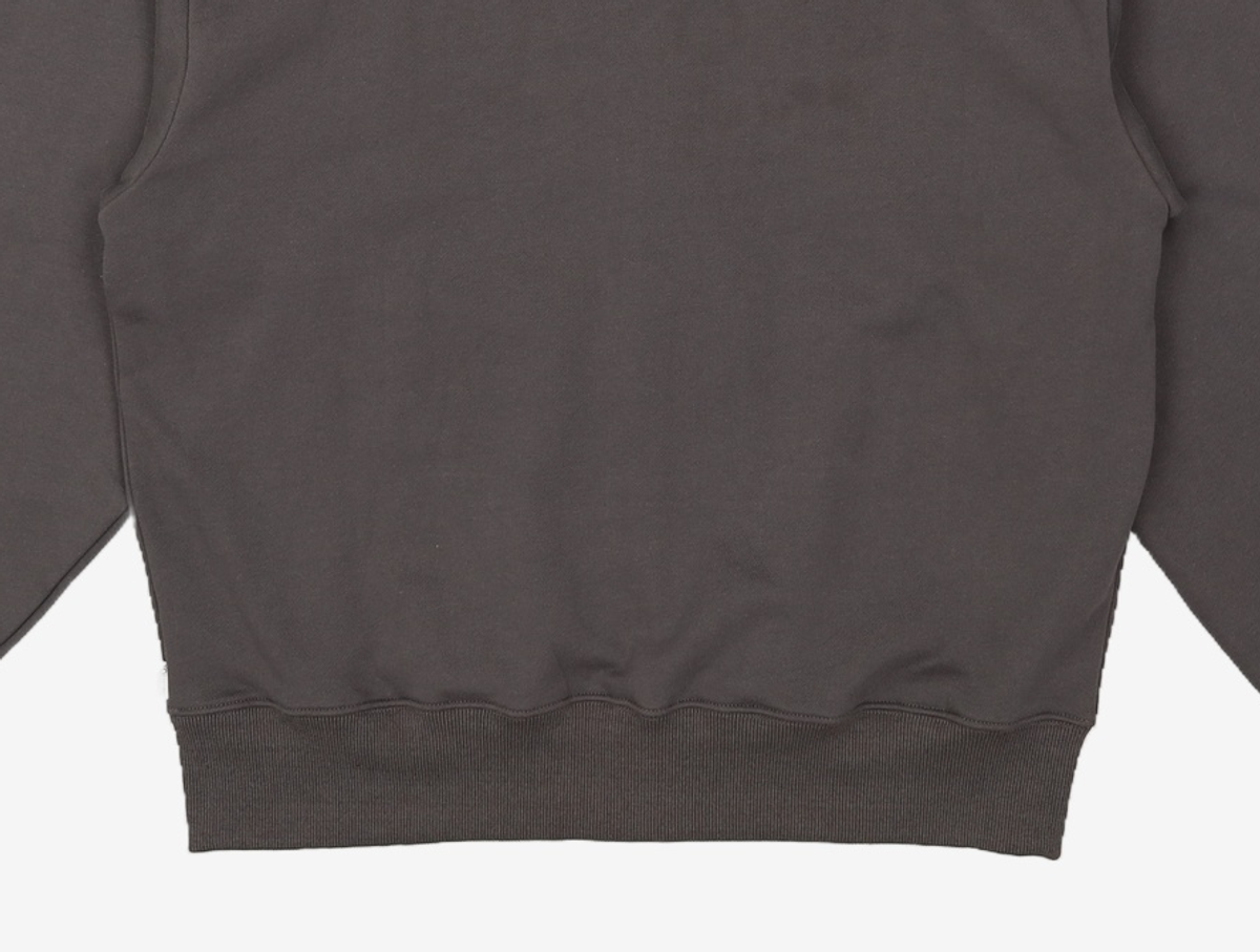 유희(YOUHEE) NOT A KID HOOD ZIP-UP CHARCOAL FREE