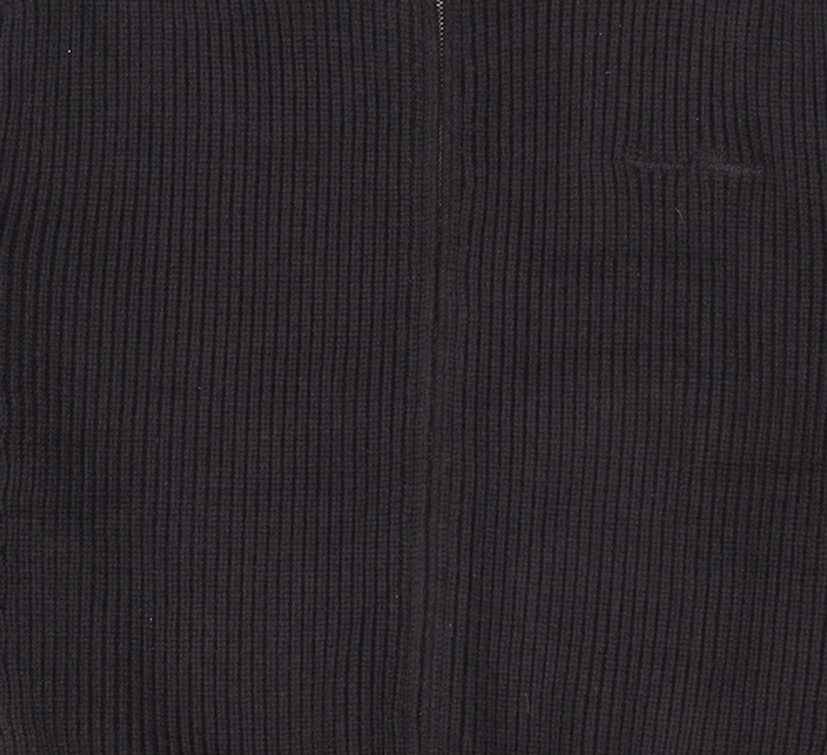 노매뉴얼(NOMANUAL) ANOMALY KNIT ZIP-UP - BLACK L