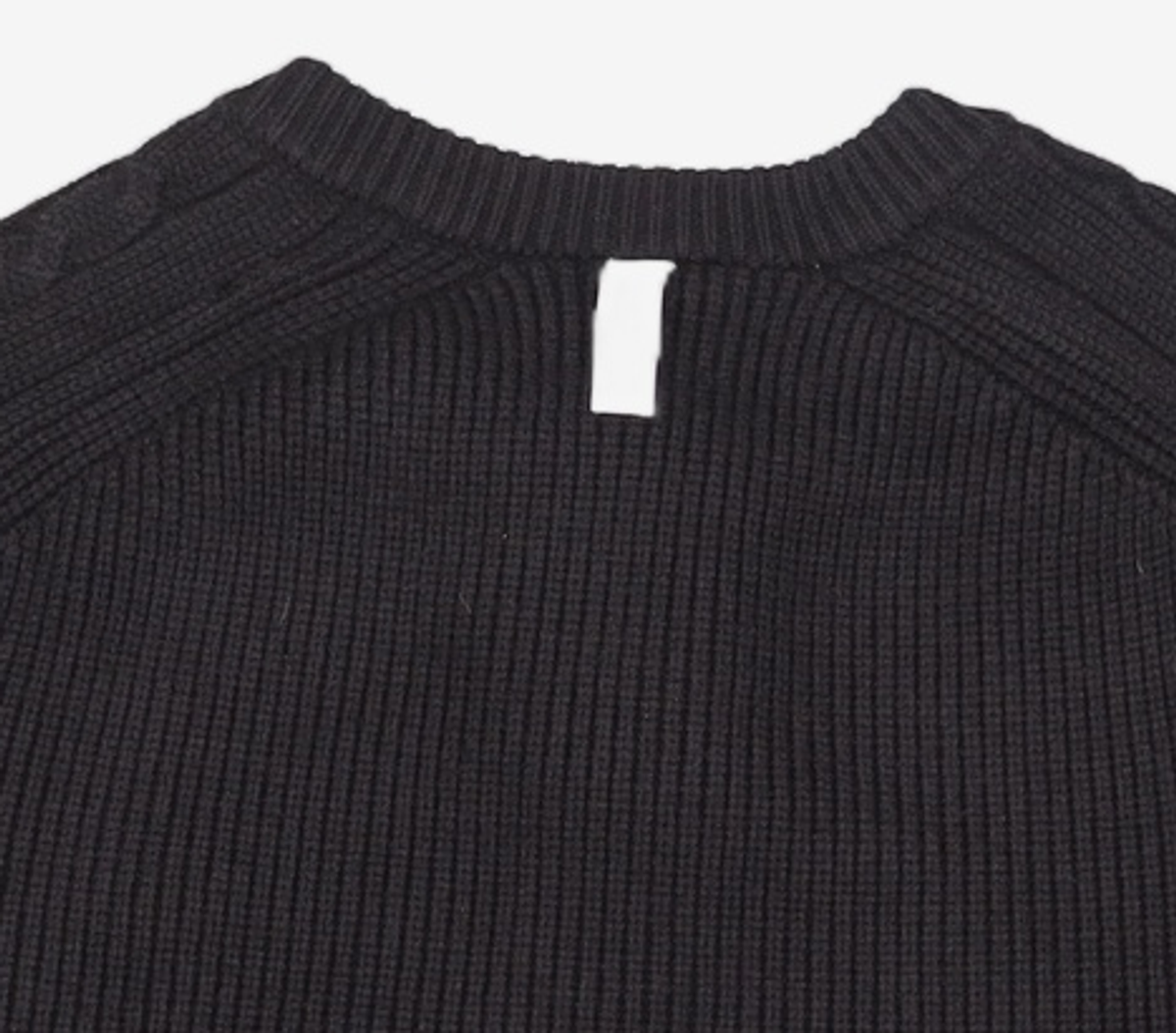 노매뉴얼(NOMANUAL) ANOMALY KNIT ZIP-UP - BLACK L