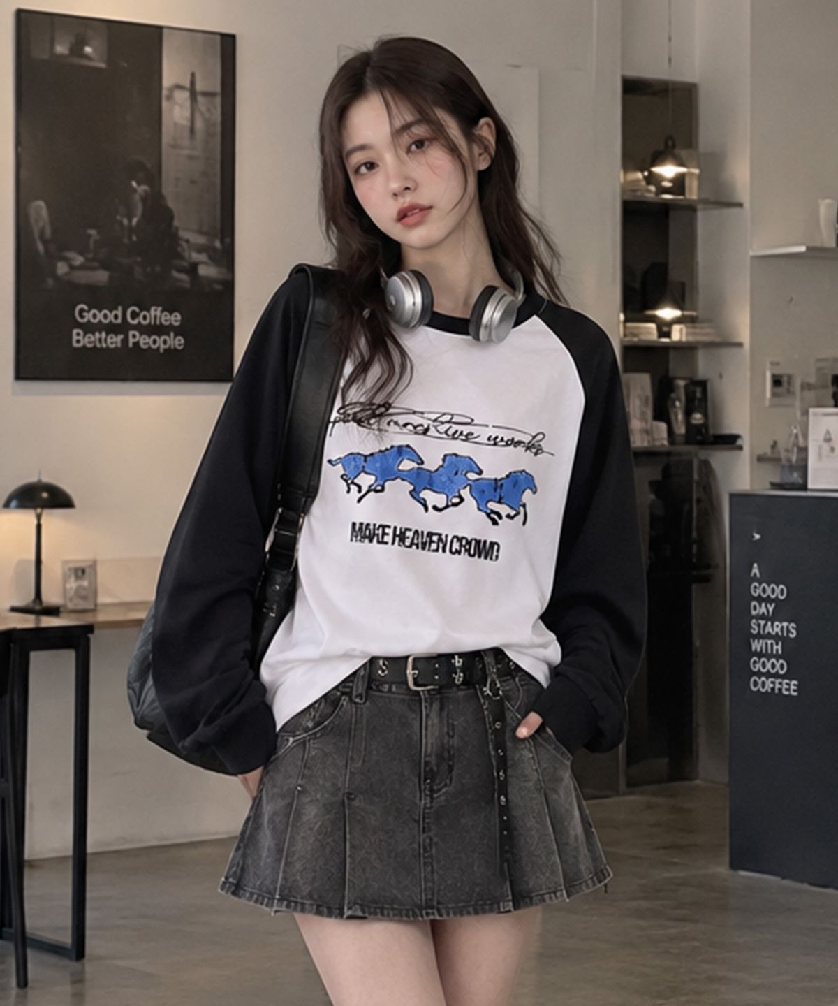 페이드(PEID) PD 블루홀스 래글런 긴팔티 4Color