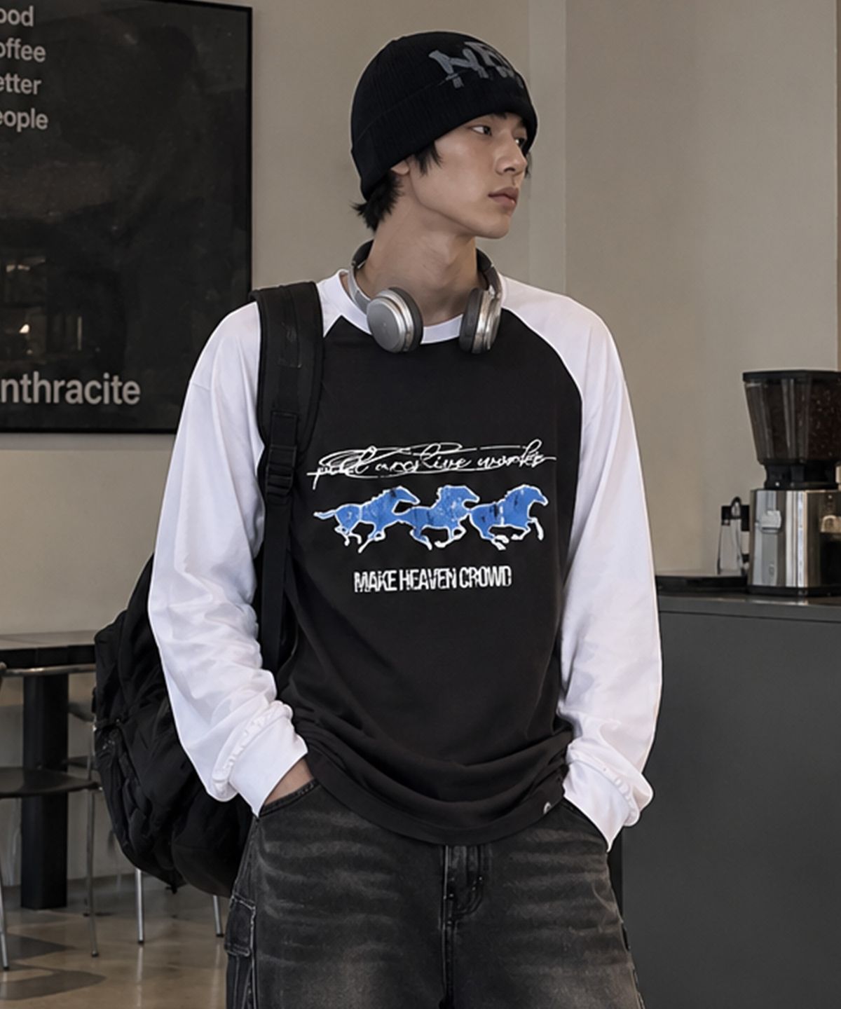 페이드(PEID) PD 블루홀스 래글런 긴팔티 4Color