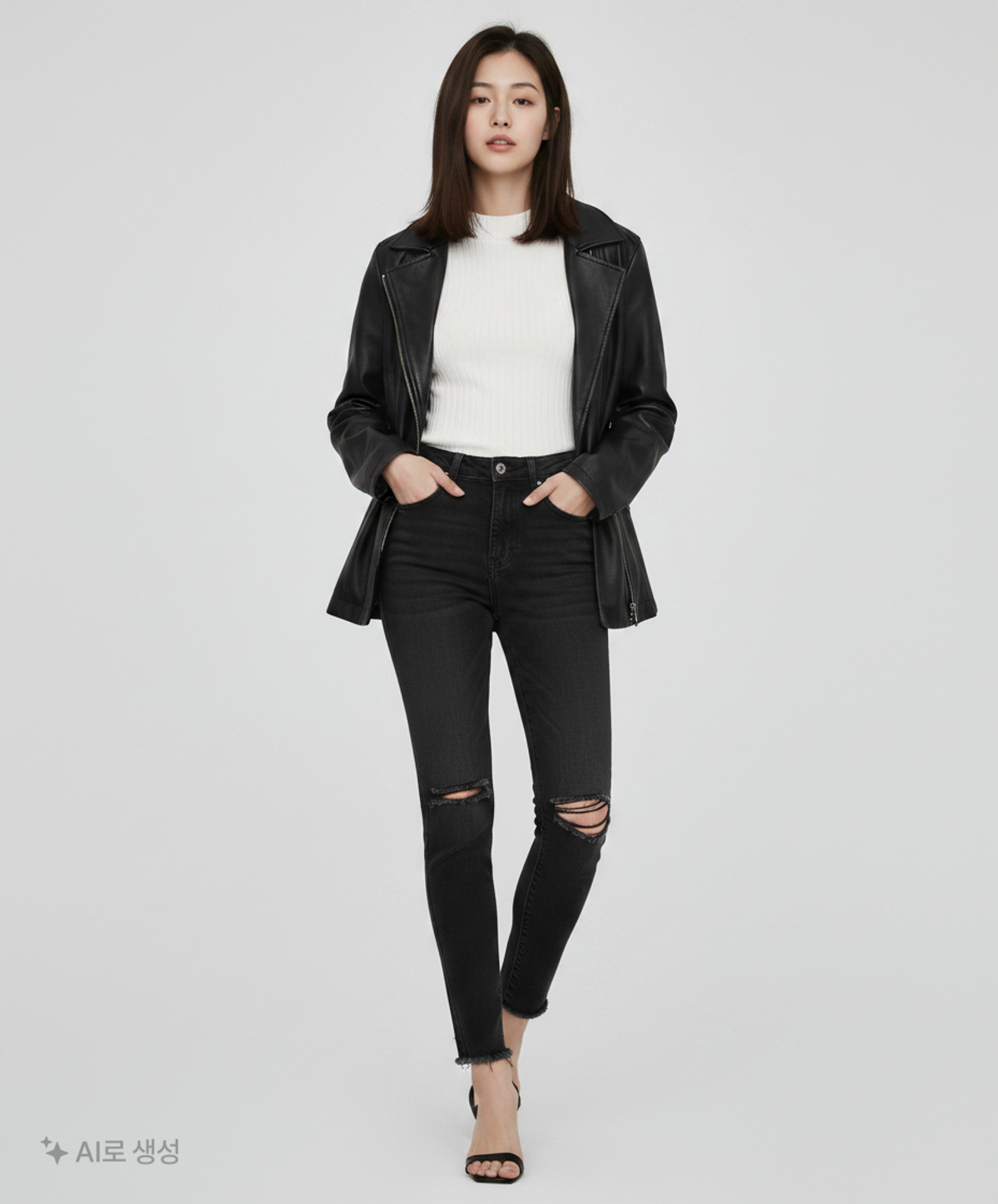 미쏘(MIXXO) 청/데님 팬츠 28