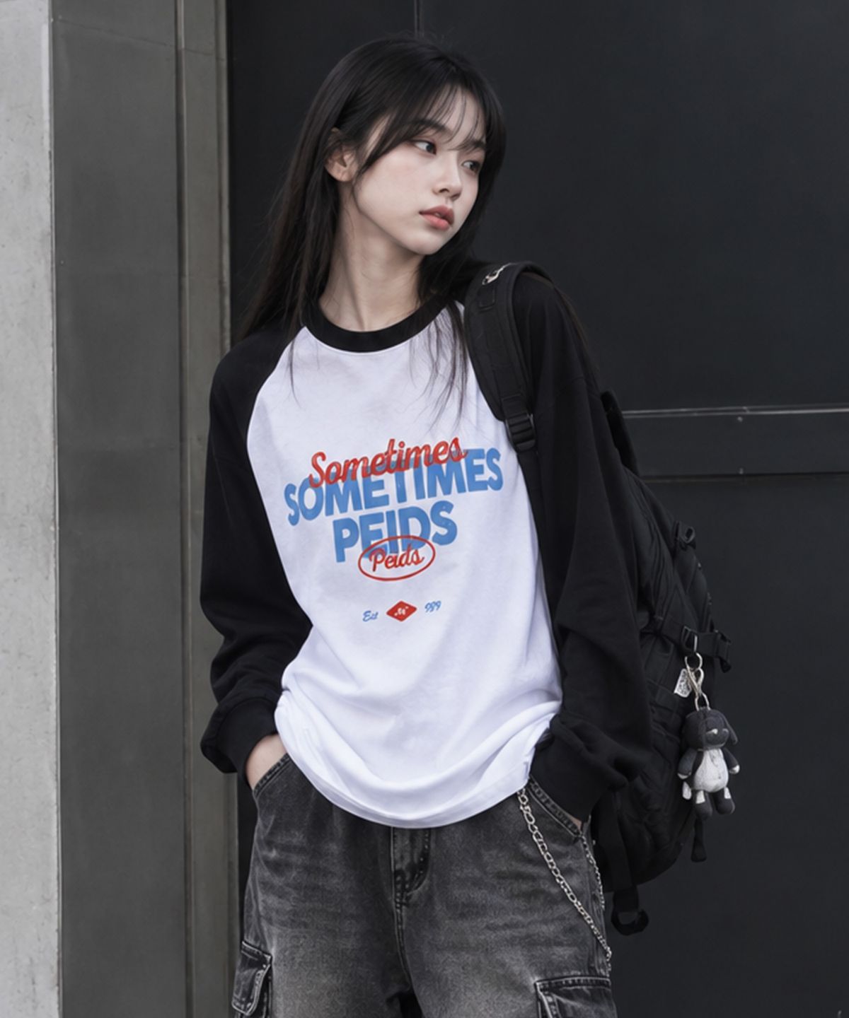 페이드(PEID) PD 썸타임 래글런 긴팔티 4Color