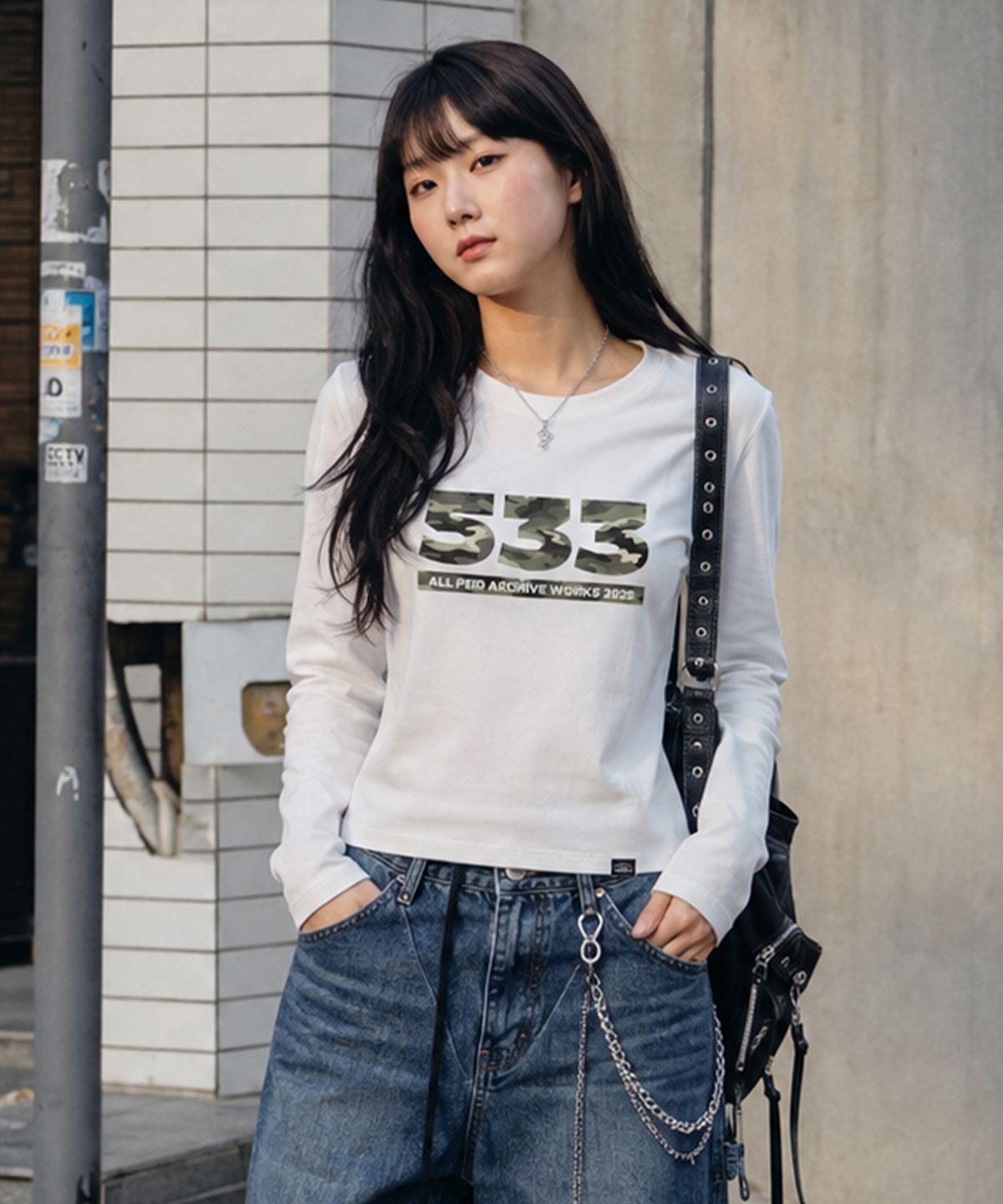페이드(PEID) PD 533 슬림핏 긴팔티 2Color
