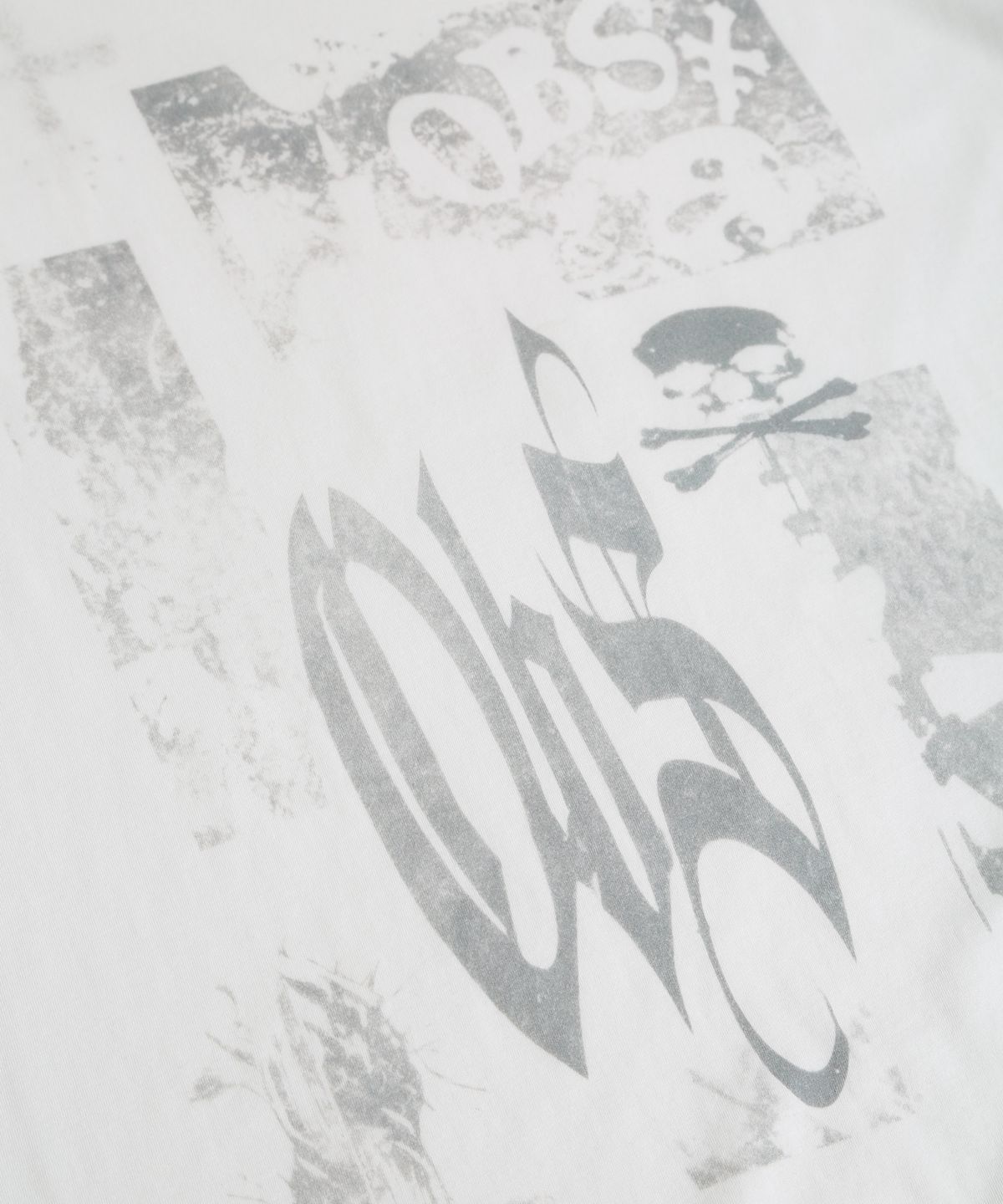리버뉴스(LIBERALNEWS) DRAWN BLADE SKULL Fake-Layer LS Tee