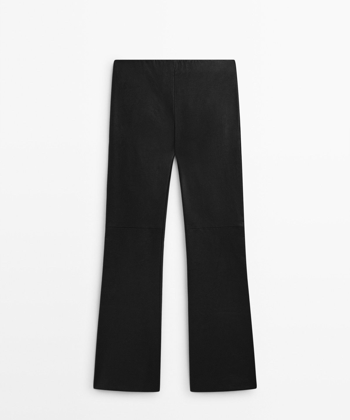 마시모두띠(MASSIMO DUTTI) 나파 가죽 플레어 레깅스 팬츠