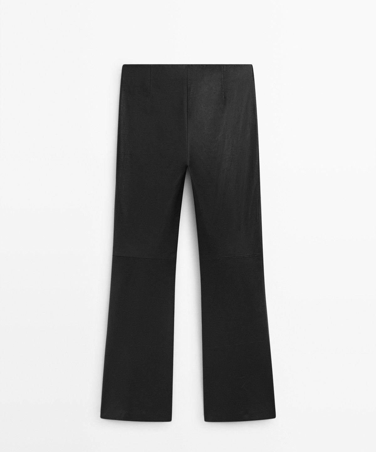 마시모두띠(MASSIMO DUTTI) 나파 가죽 플레어 레깅스 팬츠