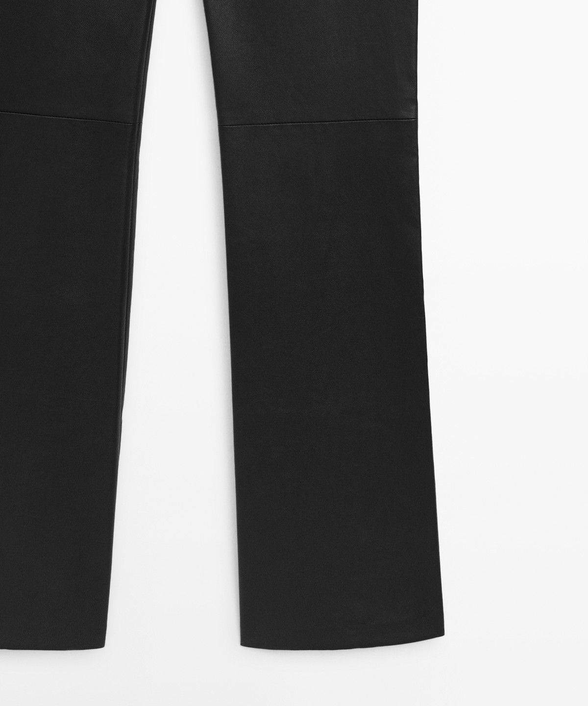 마시모두띠(MASSIMO DUTTI) 나파 가죽 플레어 레깅스 팬츠