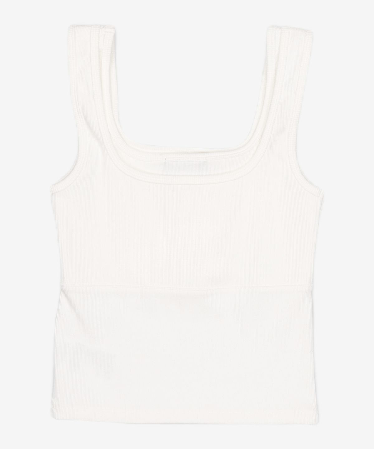 엘씨디씨티엠(LCDC™) DOUBLE LAYERED TANK TOP (WHITE) S