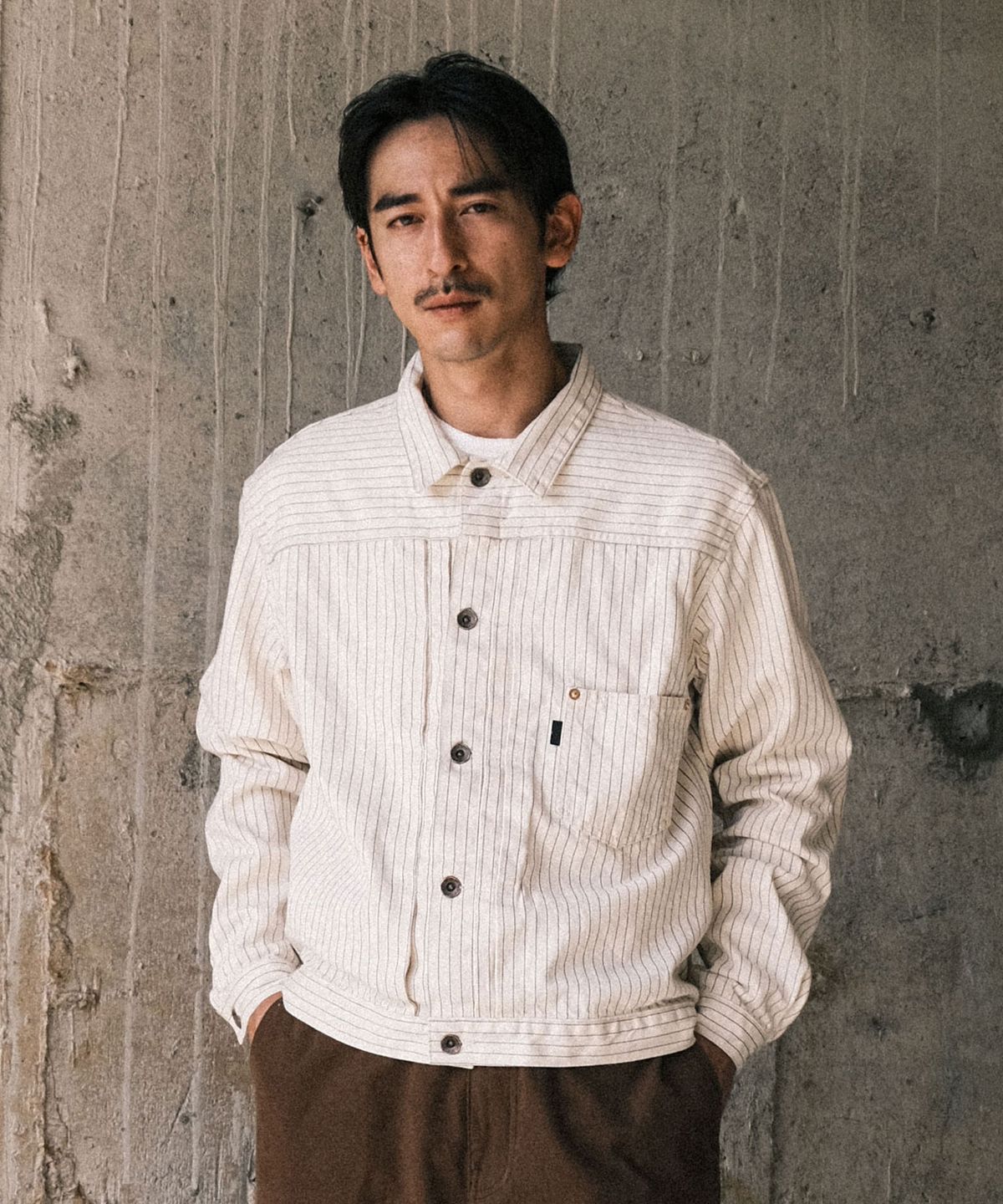 비디알(VDR) LOT.18XX WHITE WABASH JACKET