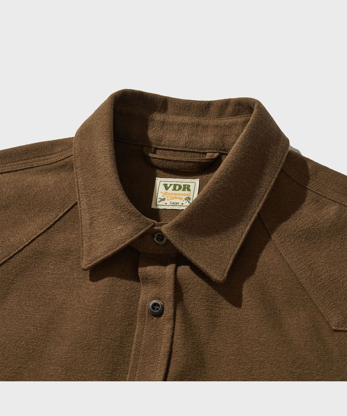 비디알(VDR) ROUGHNECK FLANNEL SHIRT [Rawhide]