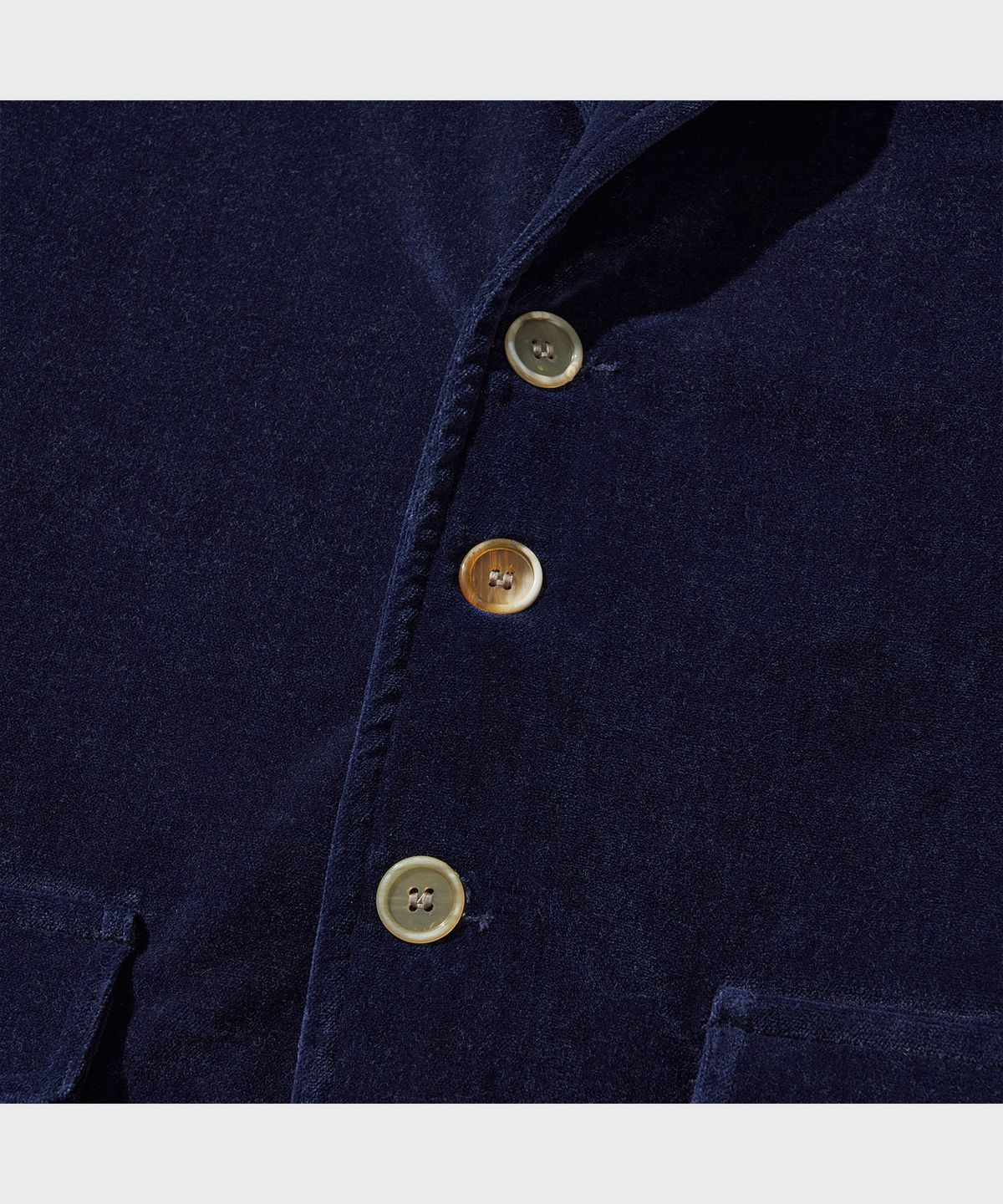 비디알(VDR) INDIGO VELVET SACK COAT