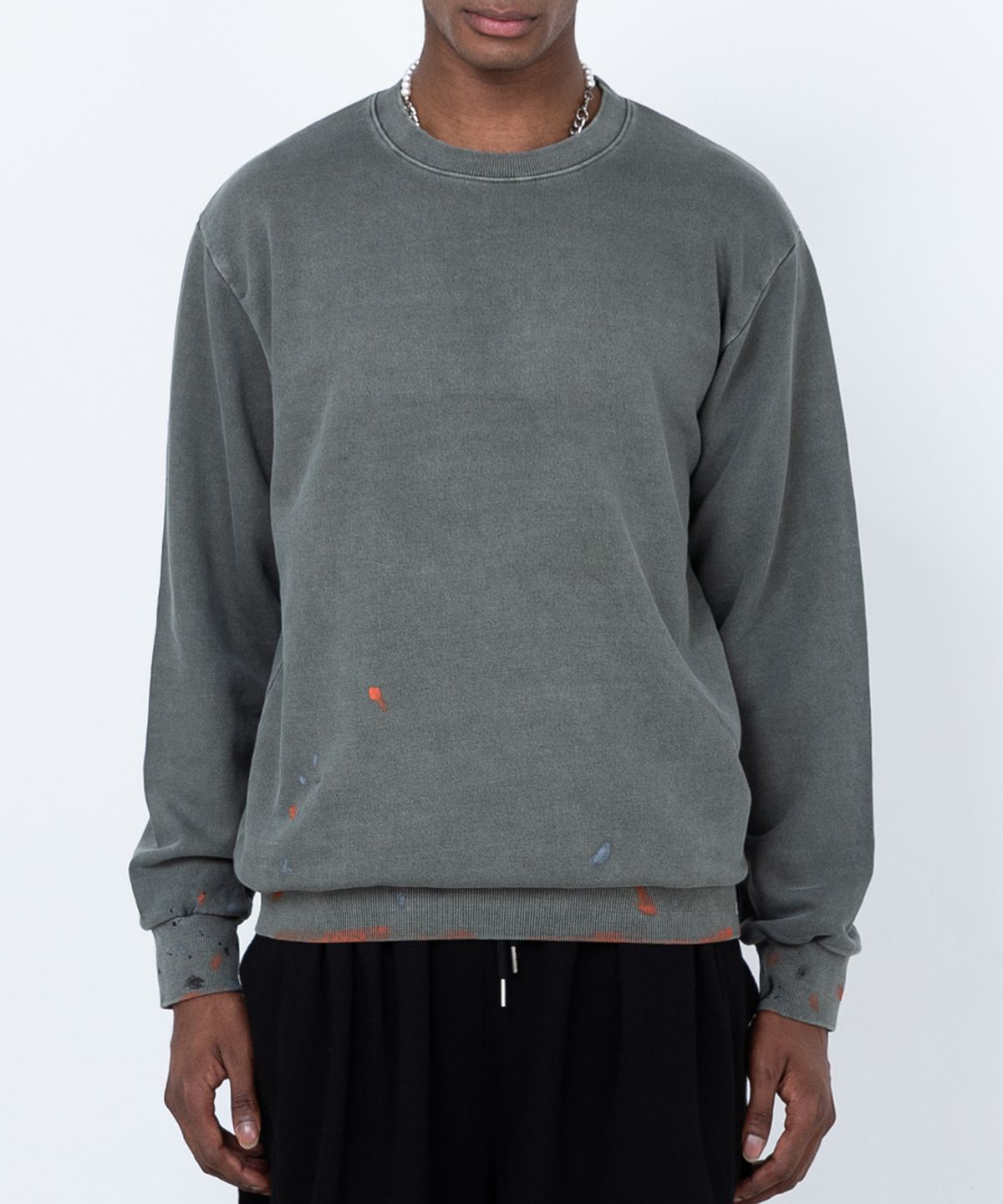 스트라이크(STRIKE) Atelier Washed Studded Sweatshirt (3 COLORS)