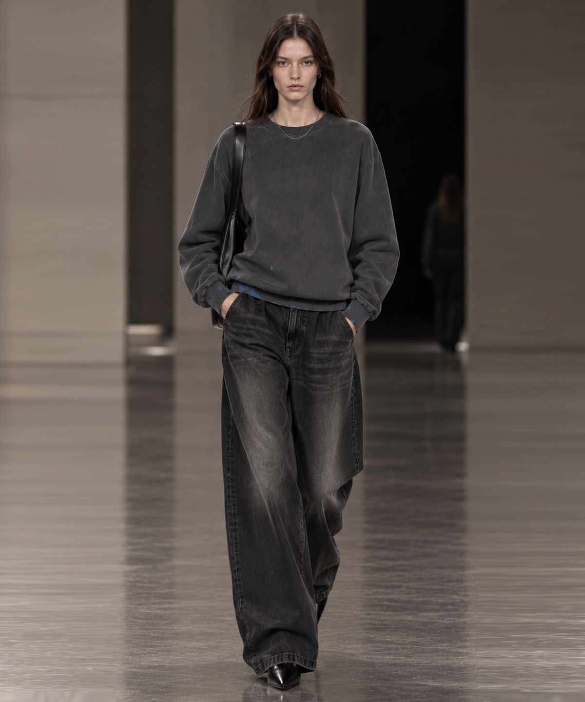 스트라이크(STRIKE) Atelier Washed Studded Sweatshirt (3 COLORS)