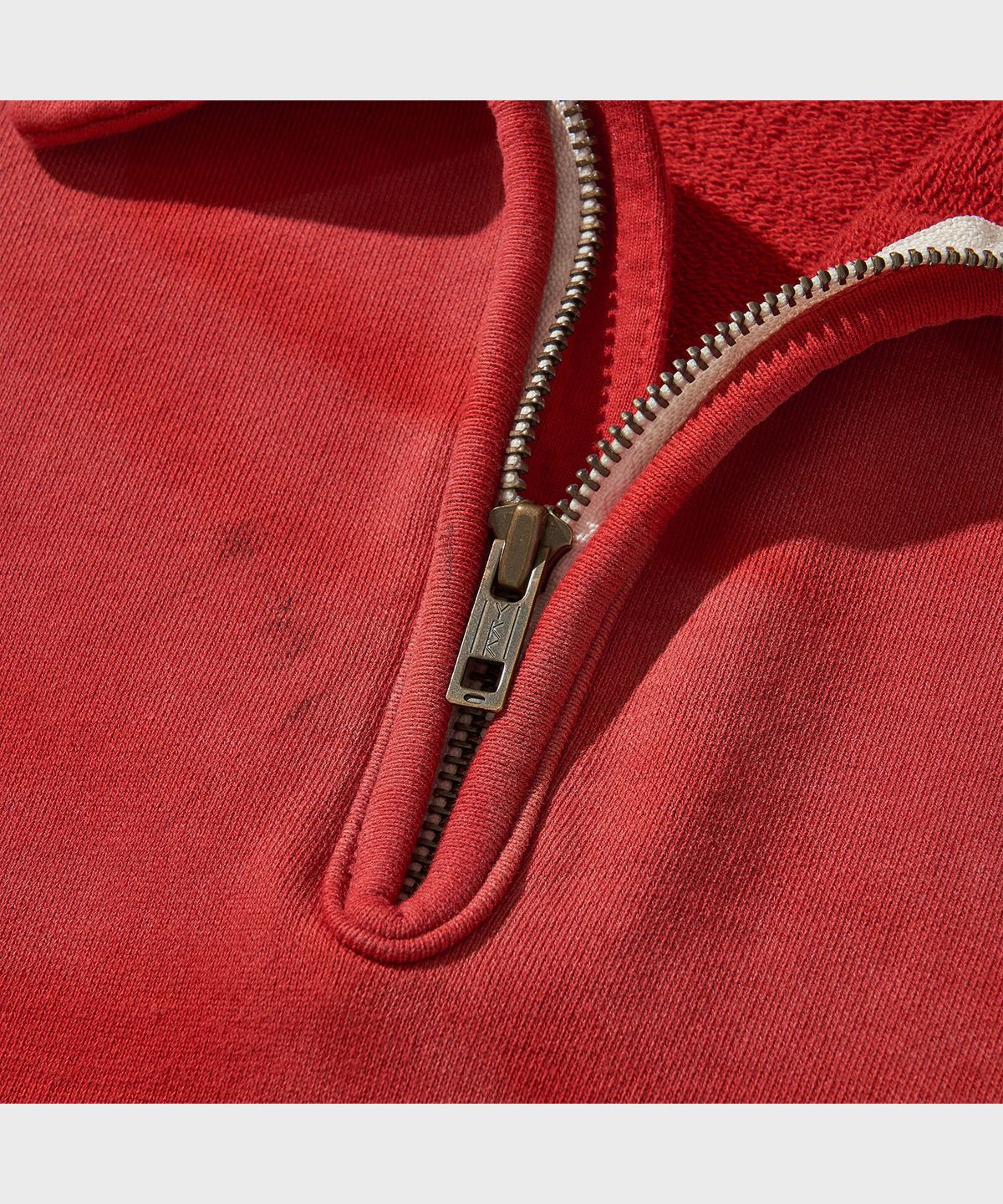 비디알(VDR) OIL FIELD FADE HALF ZIP [Oil Red]