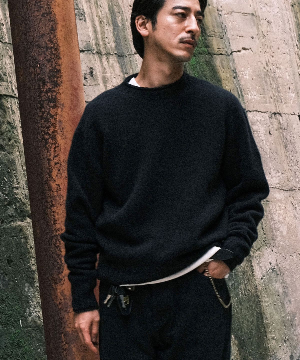 비디알(VDR) DRILLER FLAG KNIT [Black]
