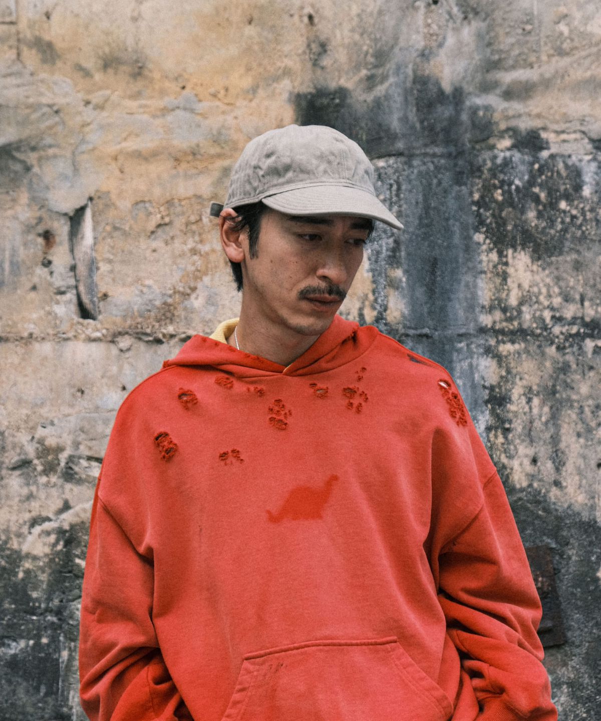 비디알(VDR) ONE-WASHED A3 STRAP CAP [Olive]