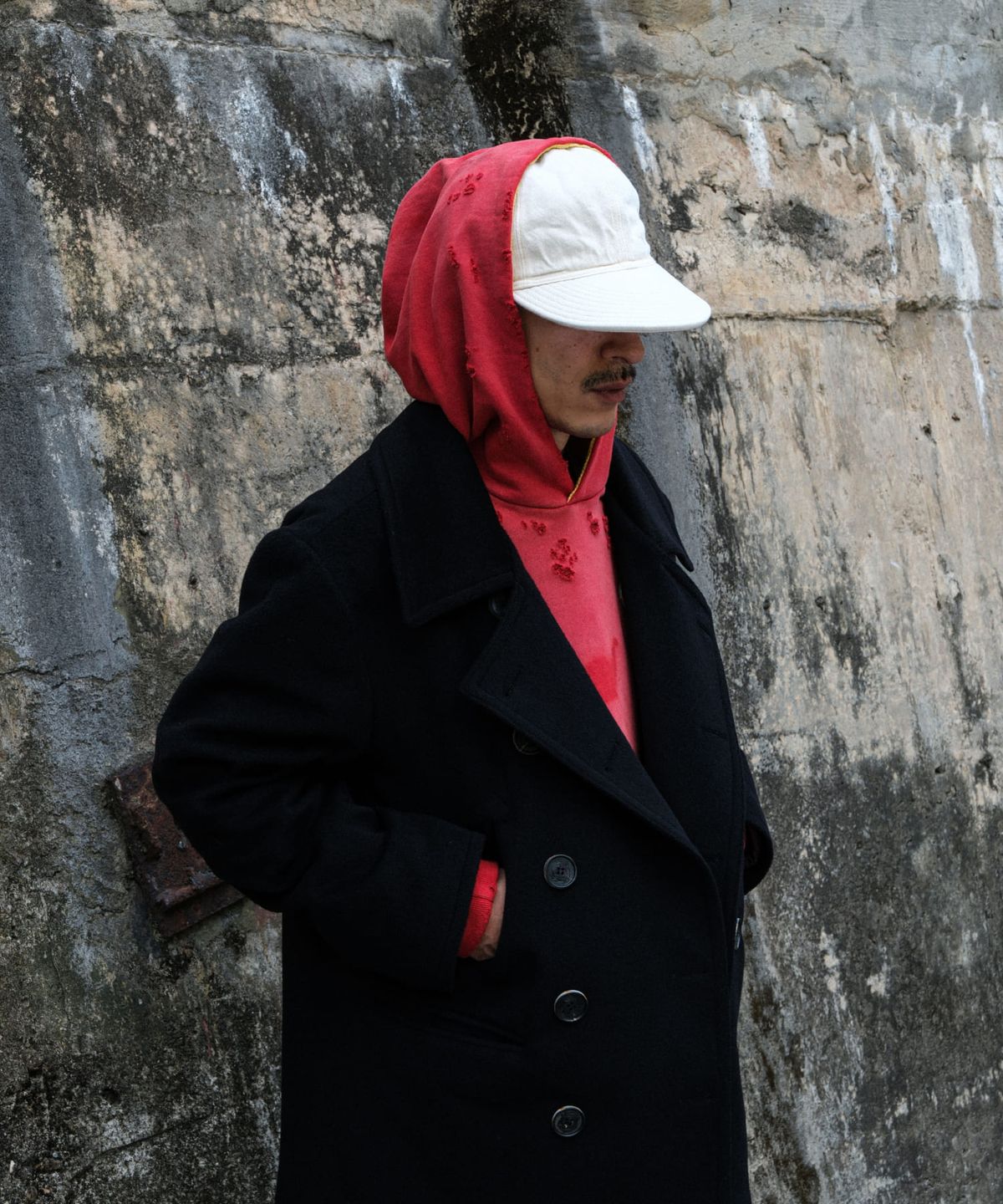 비디알(VDR) ONE-WASHED A3 STRAP CAP [Ecru]
