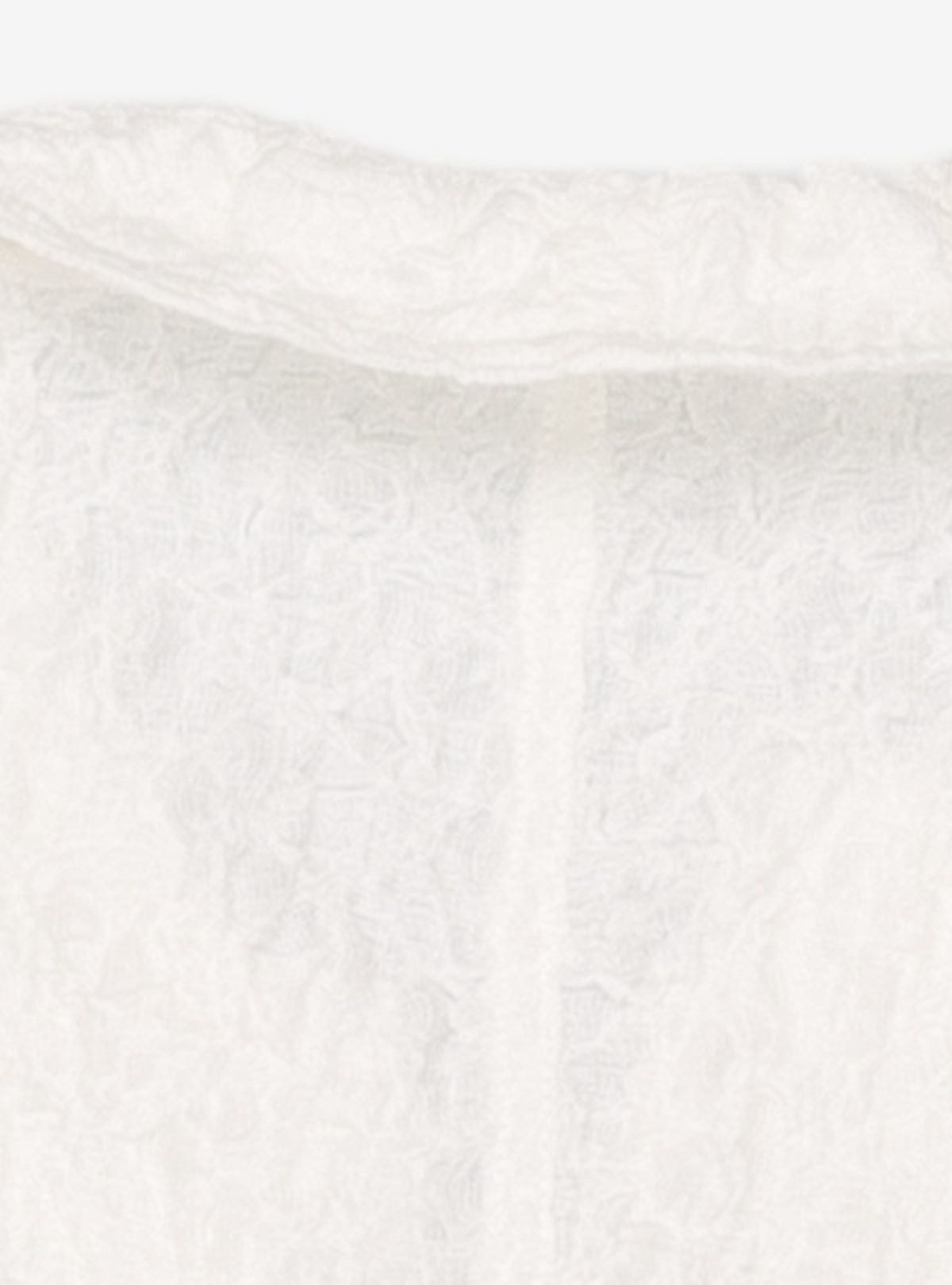 엘씨디씨티엠(LCDC™) RUFFLED SLEEVELESS SHIRT (IVORY) S