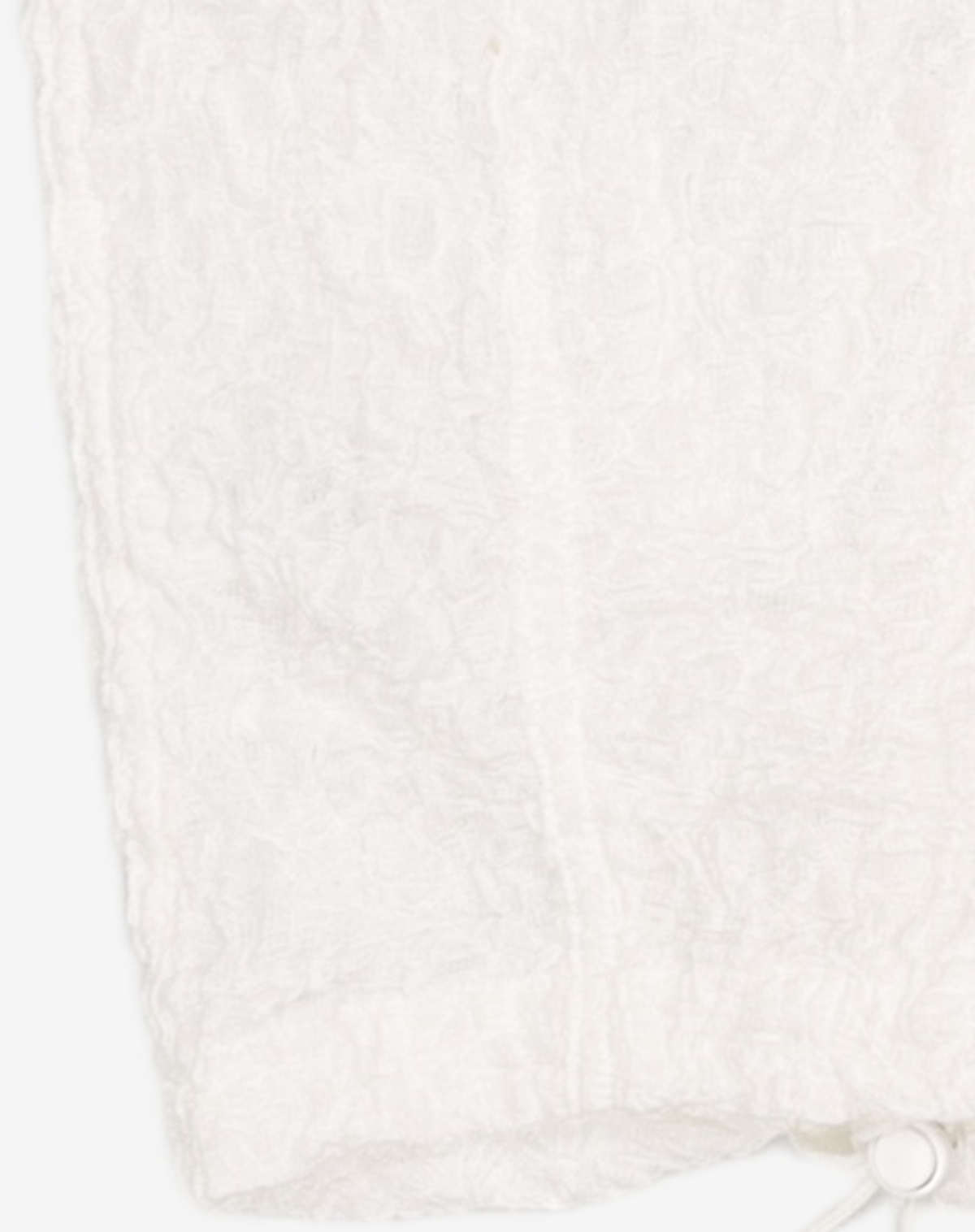 엘씨디씨티엠(LCDC™) RUFFLED SLEEVELESS SHIRT (IVORY) S