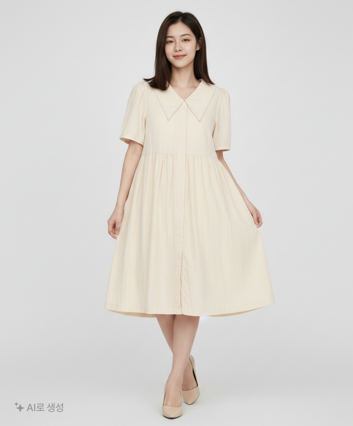미쏘(MIXXO) 빅카라 미니 원피스 MIWOWC613G S