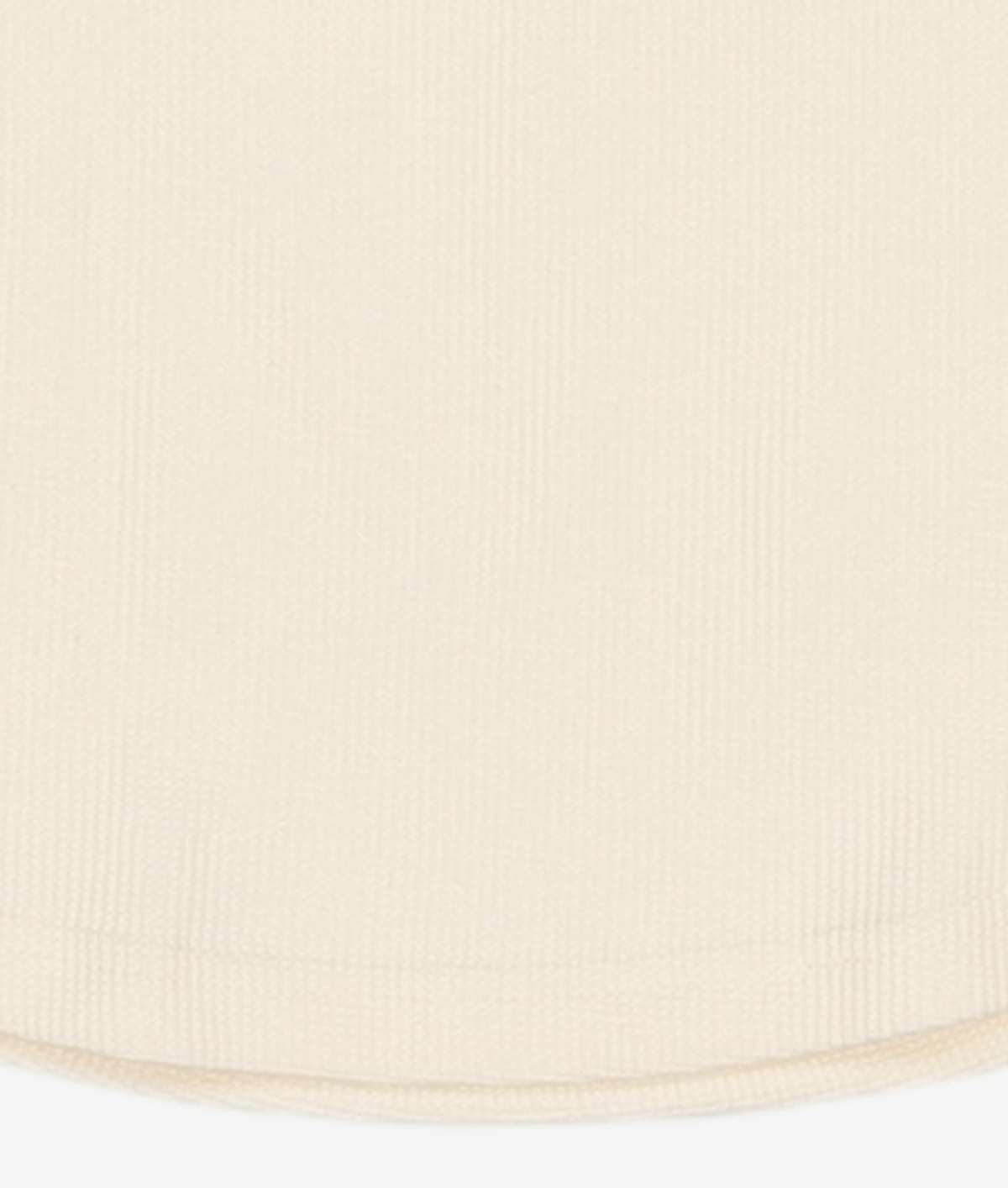 큐리티(CURETTY) C 90S LINE WAFFLE BASIC T-SHIRT_CREAM S