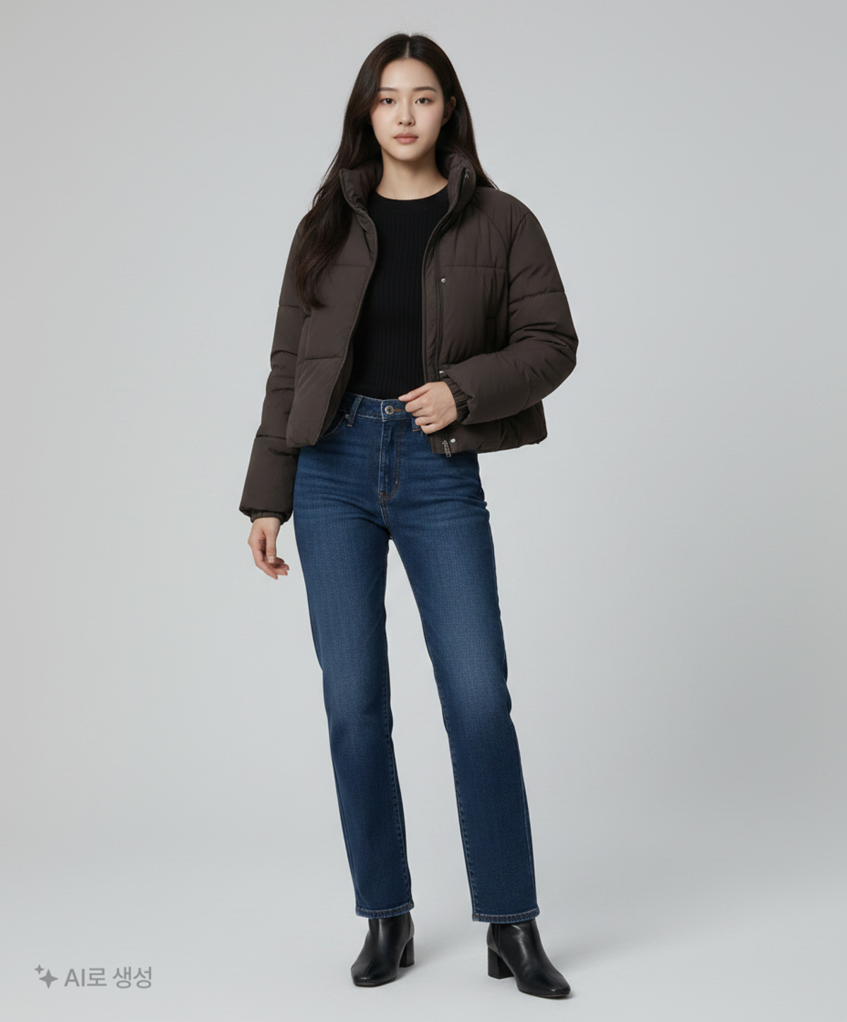 스파오(SPAO) 숏 패딩/숏 헤비 아우터 S