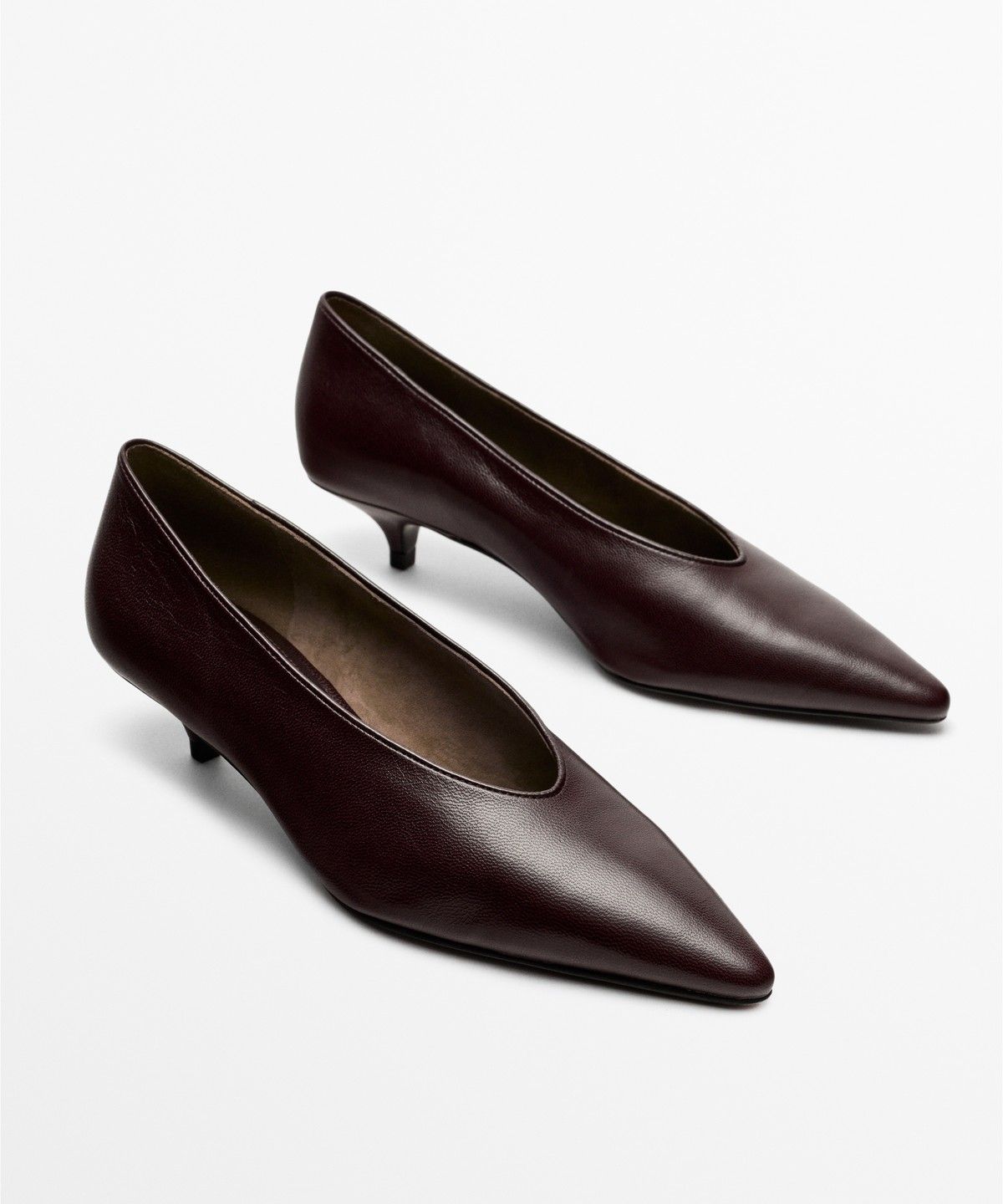마시모두띠(MASSIMO DUTTI) 포인티드 토 힐 슈즈